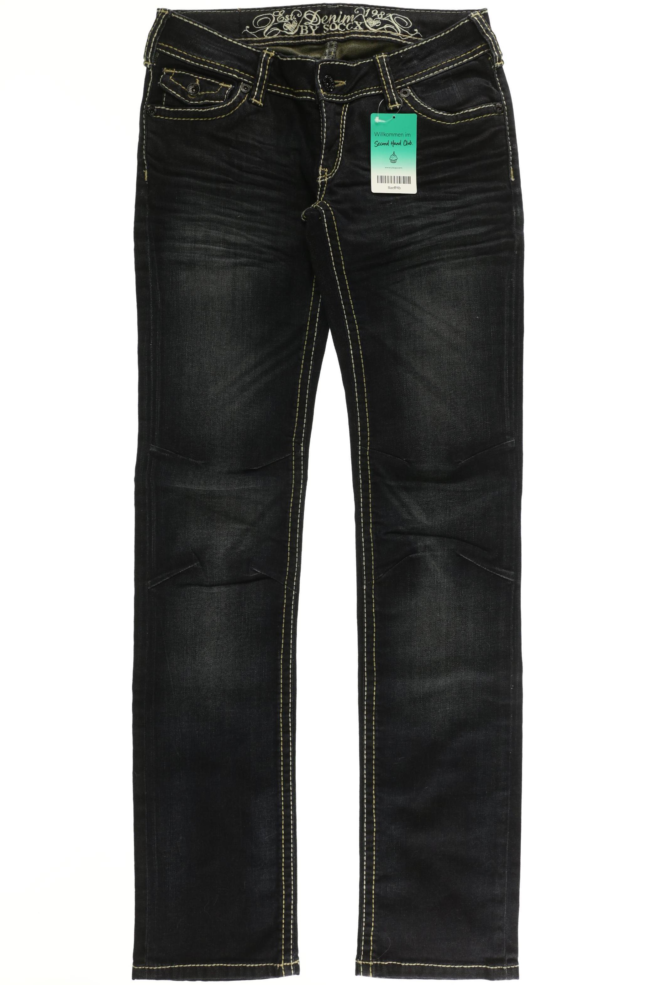 

Soccx Damen Jeans, blau, Gr. 27
