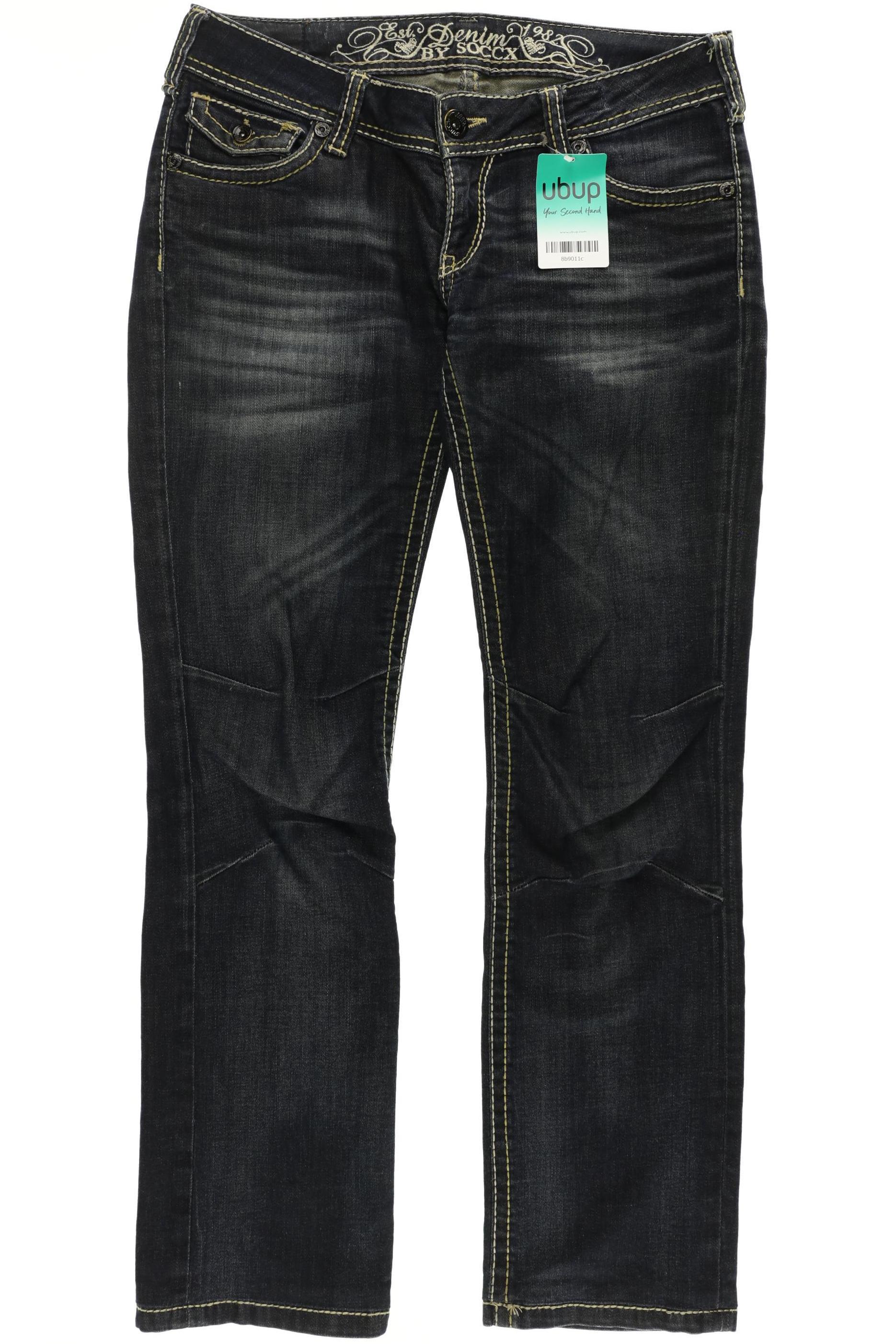 

Soccx Damen Jeans, blau, Gr. 29