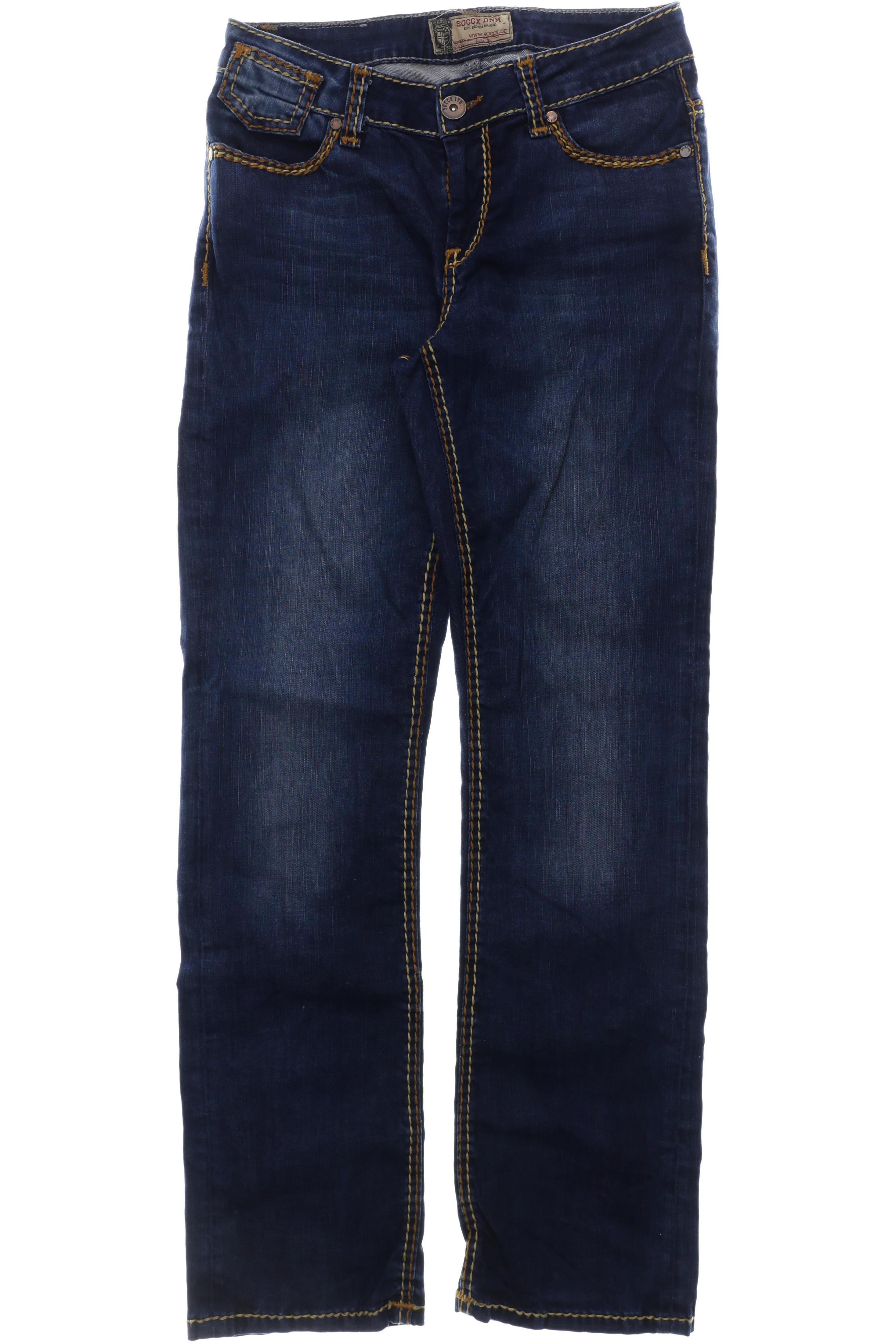 

Soccx Damen Jeans, blau, Gr. 28