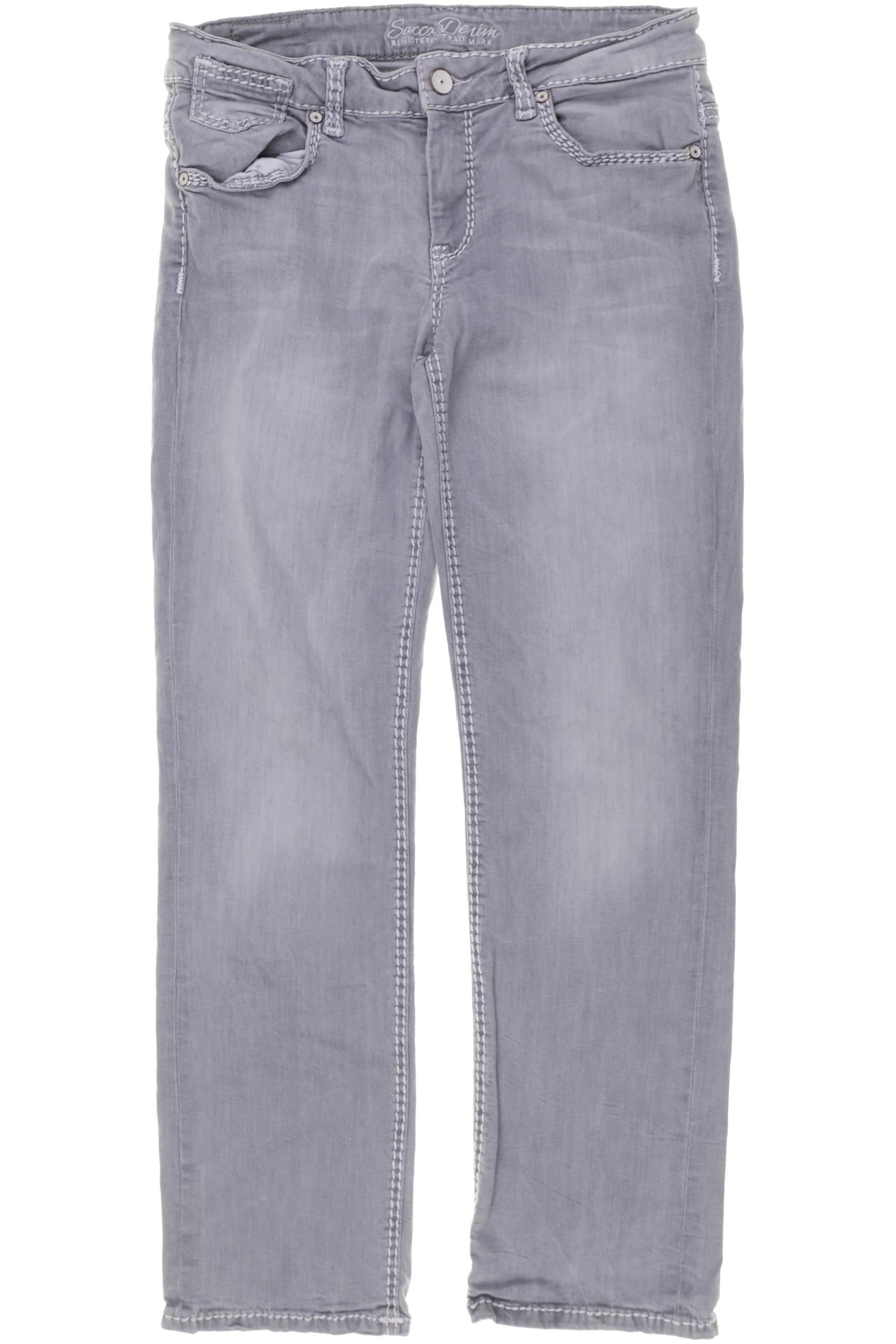 

Soccx Damen Jeans, grau, Gr. 30