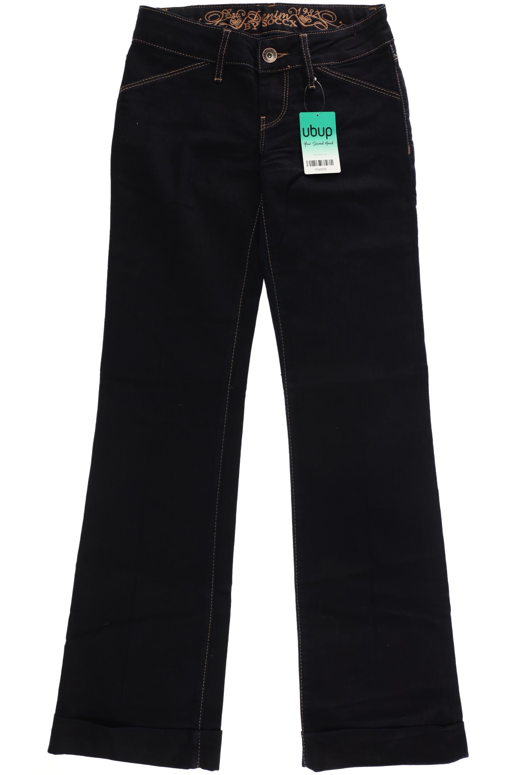

Soccx Damen Jeans, blau, Gr. 26