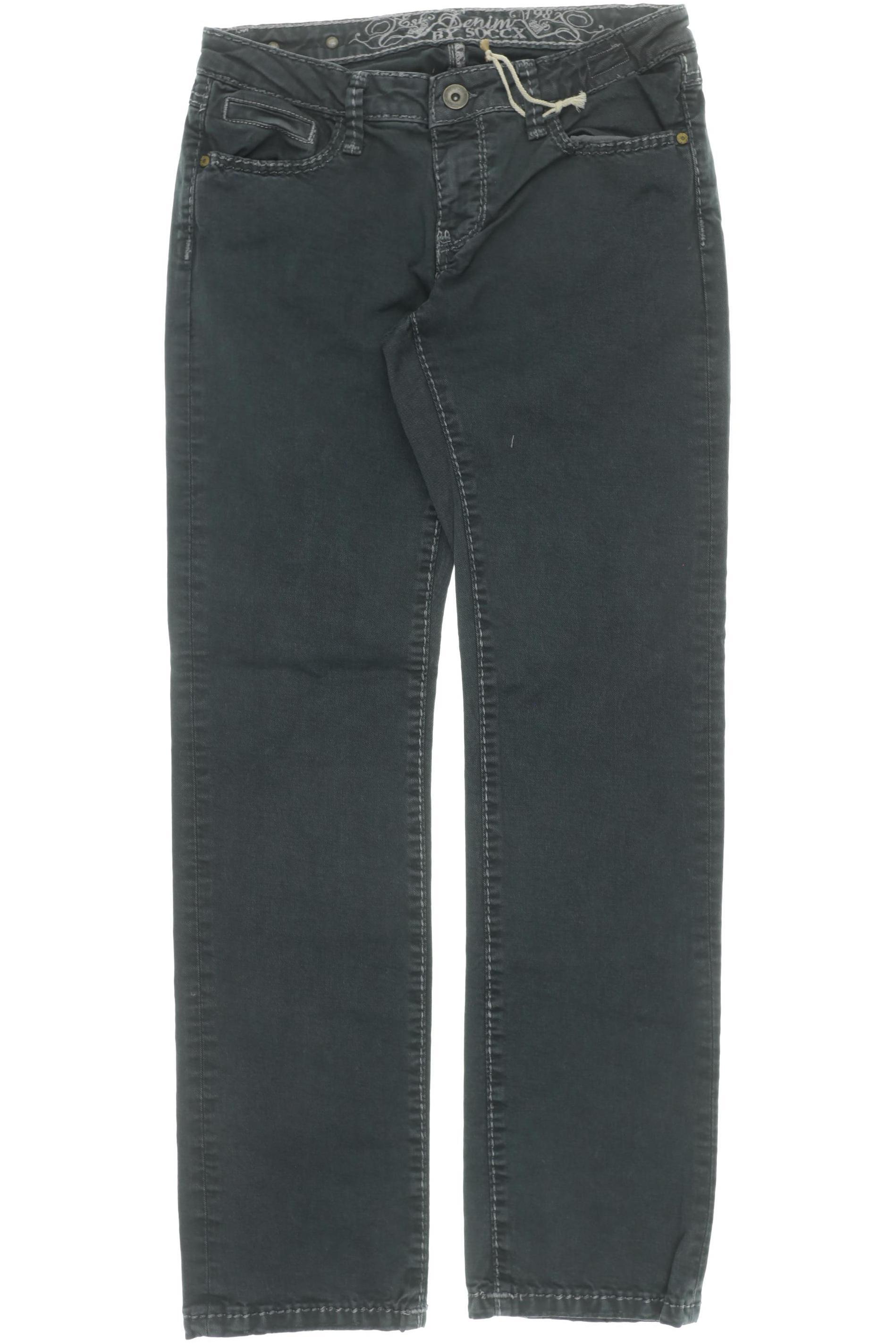 

Soccx Damen Jeans, grau, Gr. 29