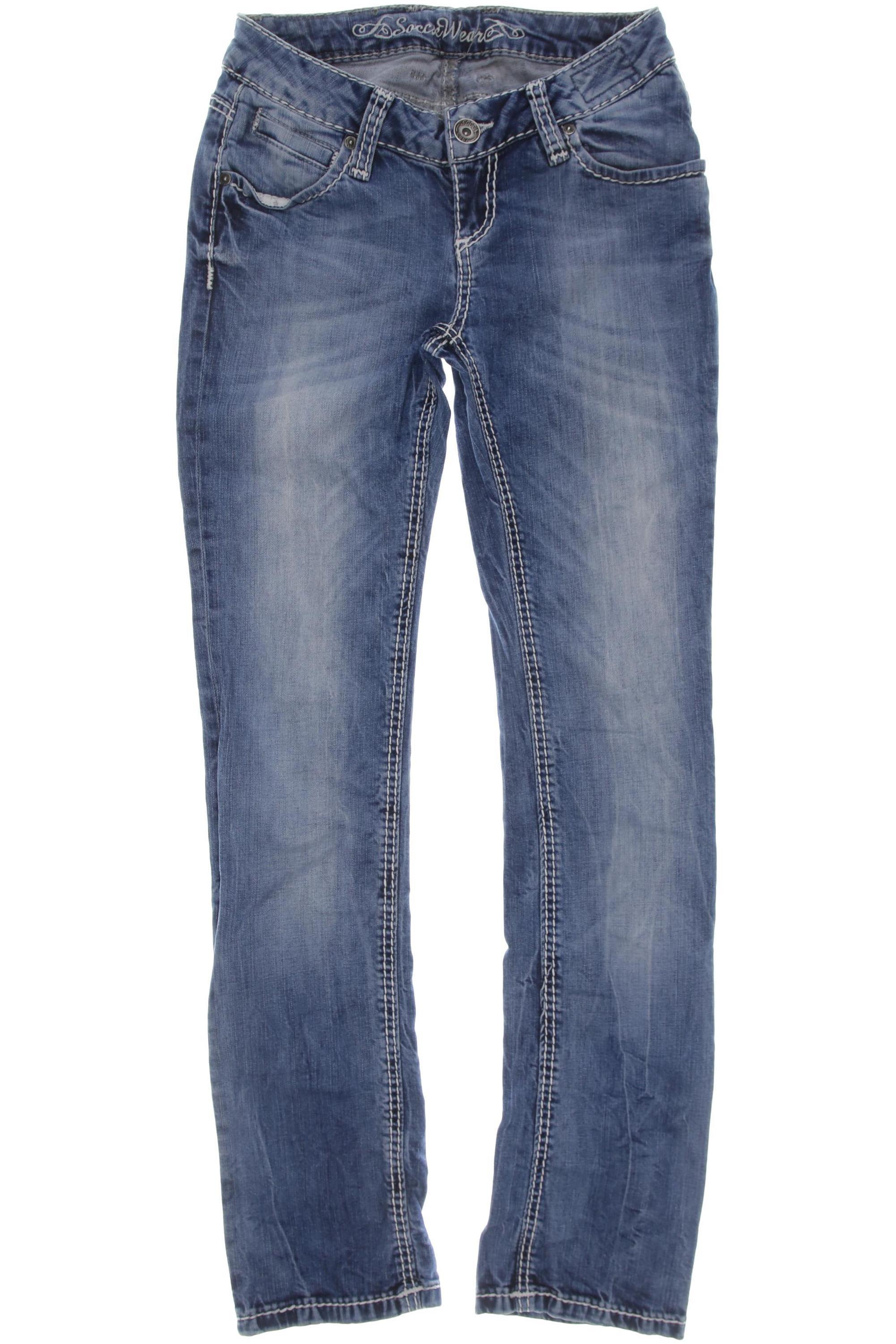 

Soccx Damen Jeans, blau, Gr. 27