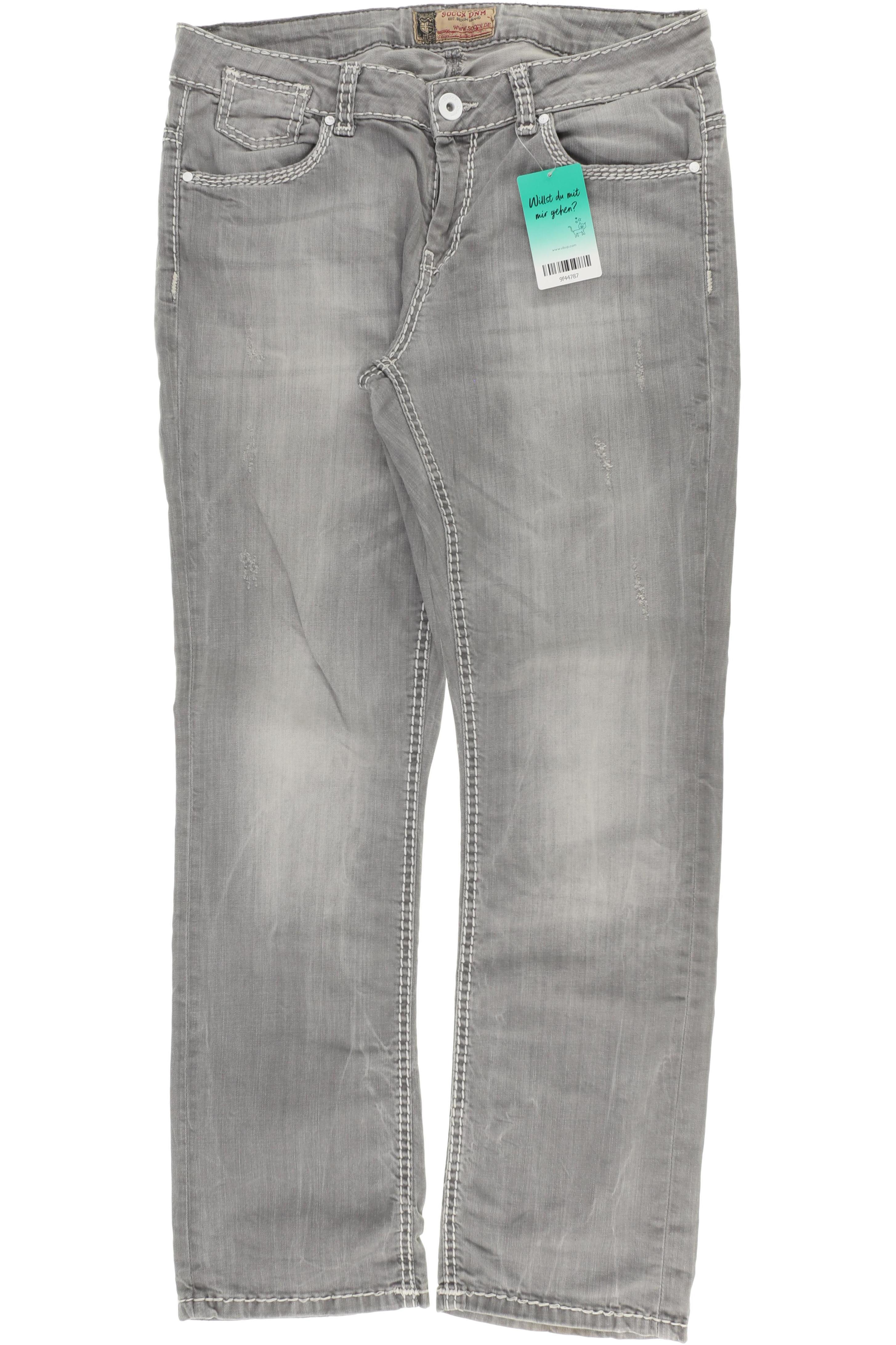 

Soccx Damen Jeans, grau, Gr. 32