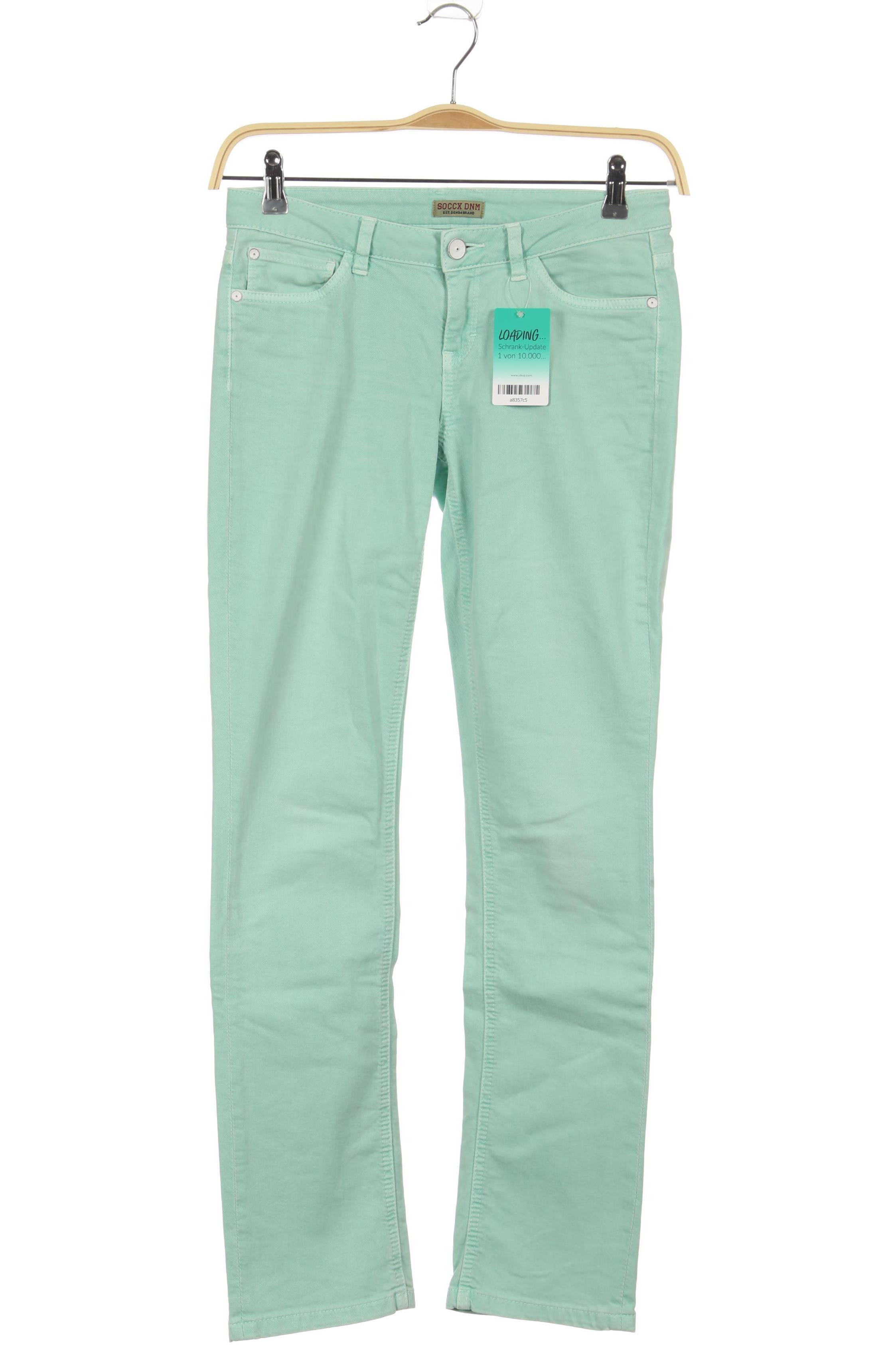 

Soccx Damen Jeans, grün, Gr. 27