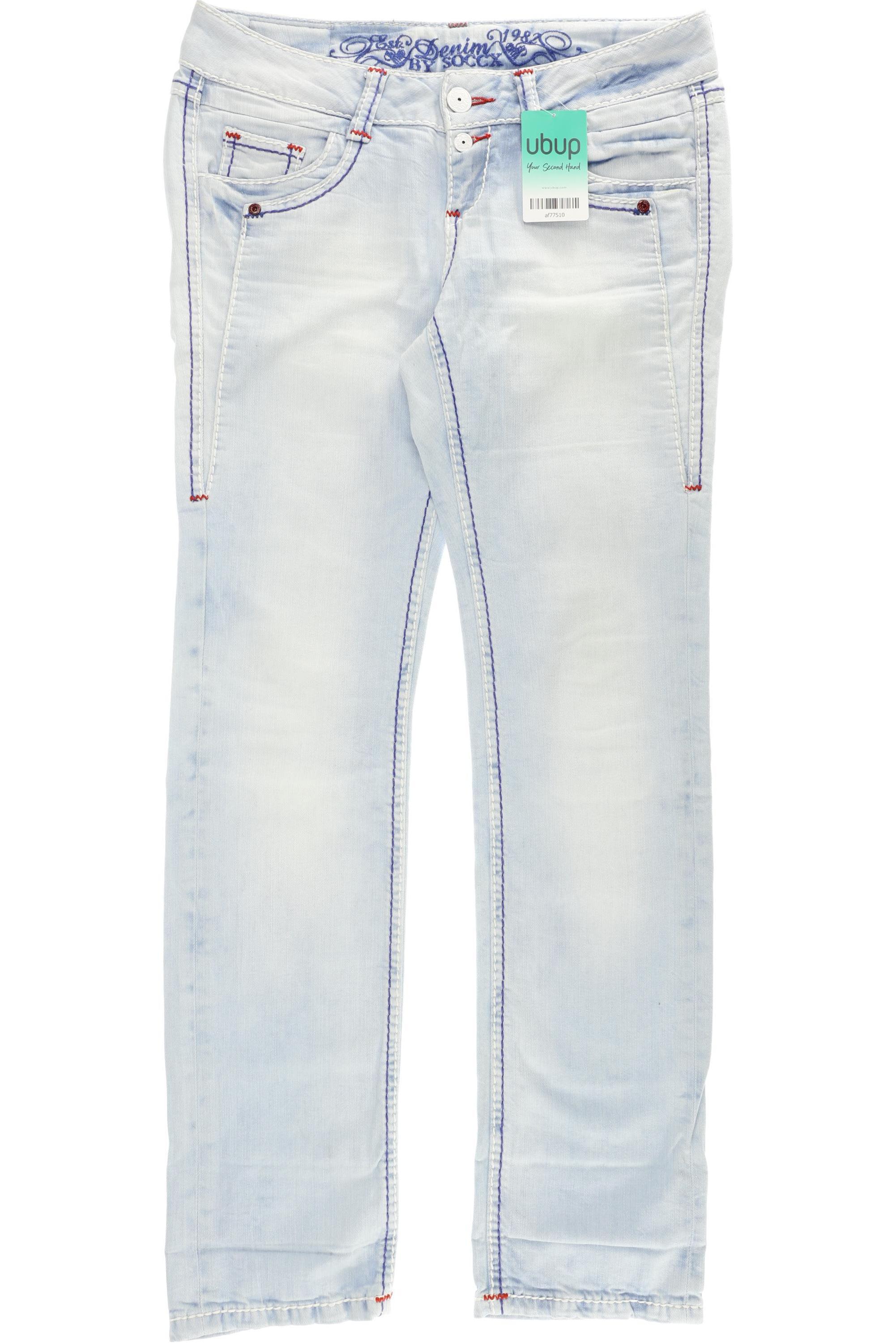 

Soccx Damen Jeans, blau, Gr. 28