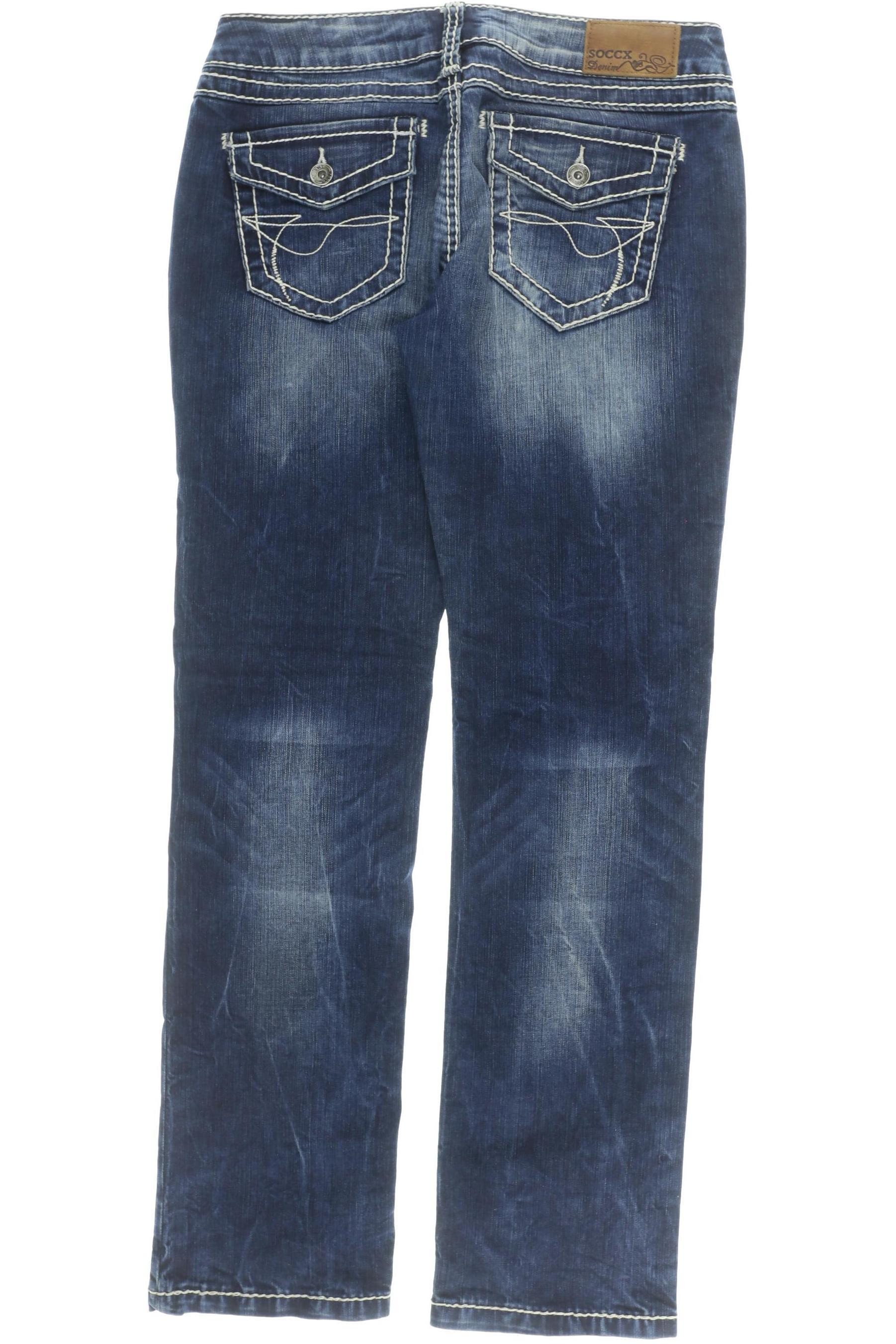 

Soccx Damen Jeans, blau, Gr. 28