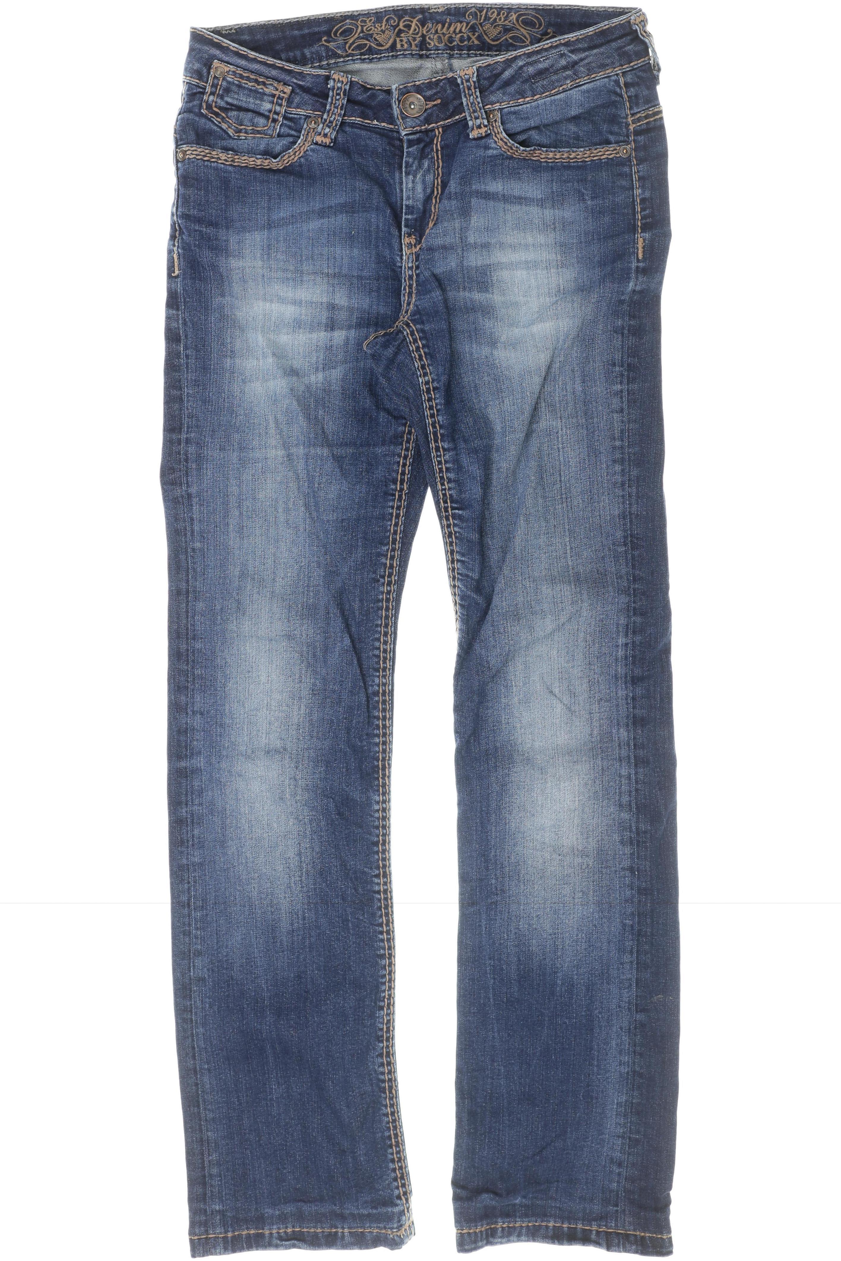 

Soccx Damen Jeans, blau, Gr. 27