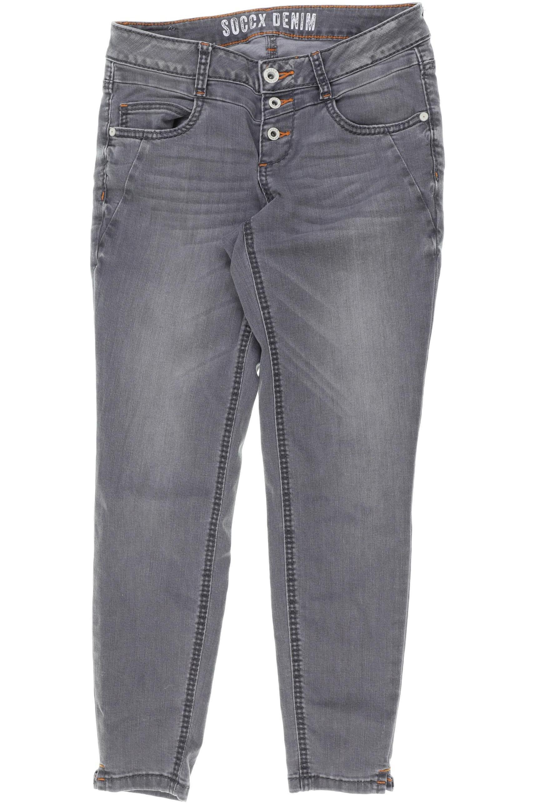 

Soccx Damen Jeans, grau, Gr. 29