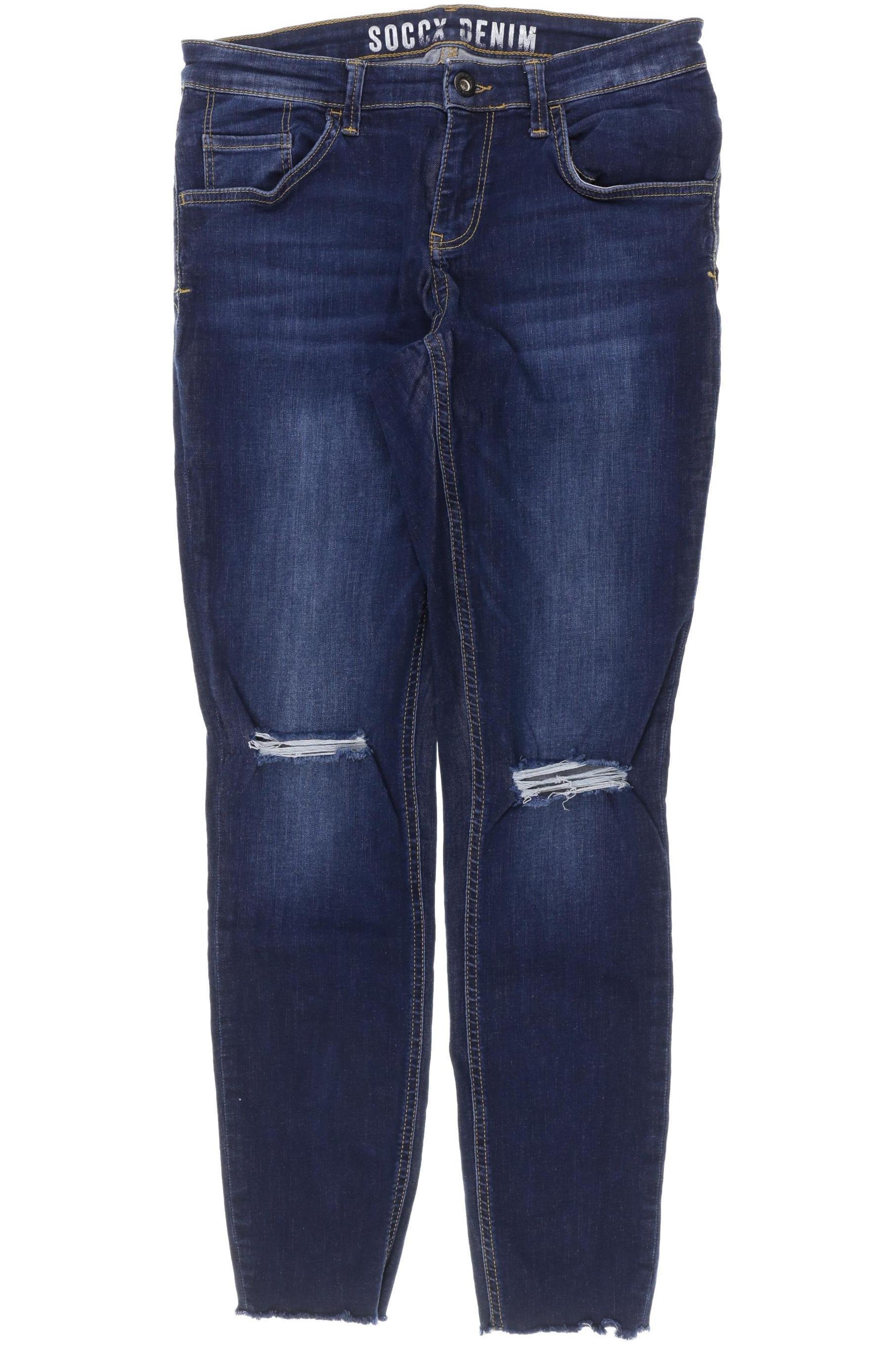 

Soccx Damen Jeans, blau, Gr. 30