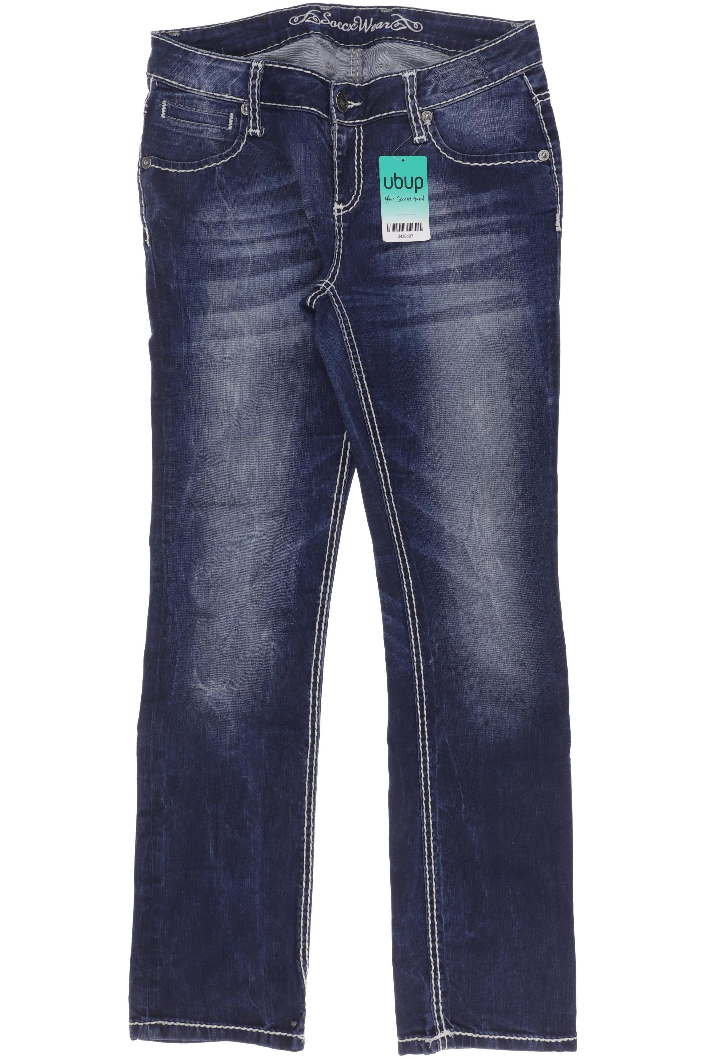 

Soccx Damen Jeans, blau, Gr. 31
