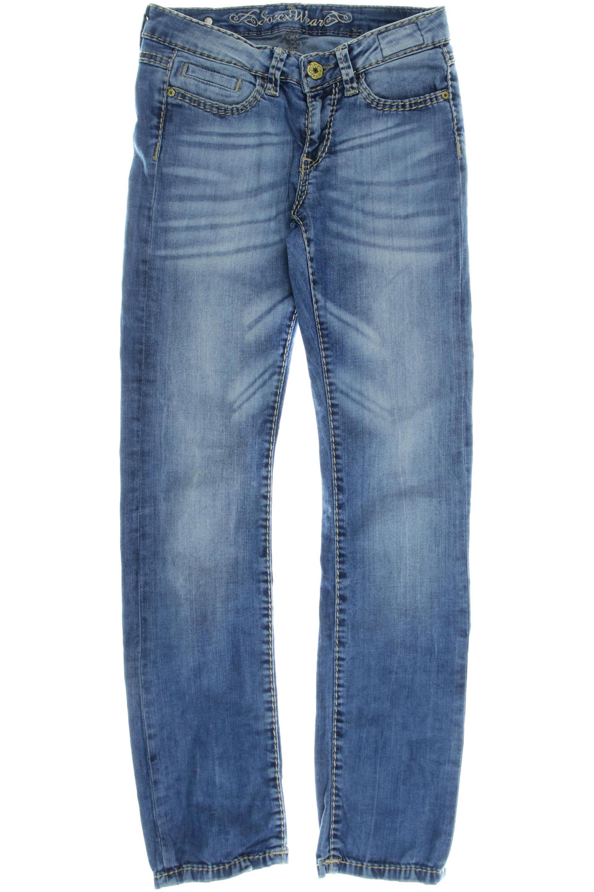 

Soccx Damen Jeans, blau, Gr. 26