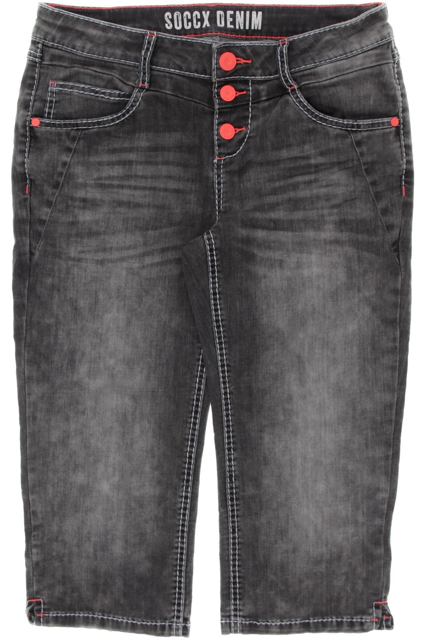 

Soccx Damen Jeans, grau, Gr. 30