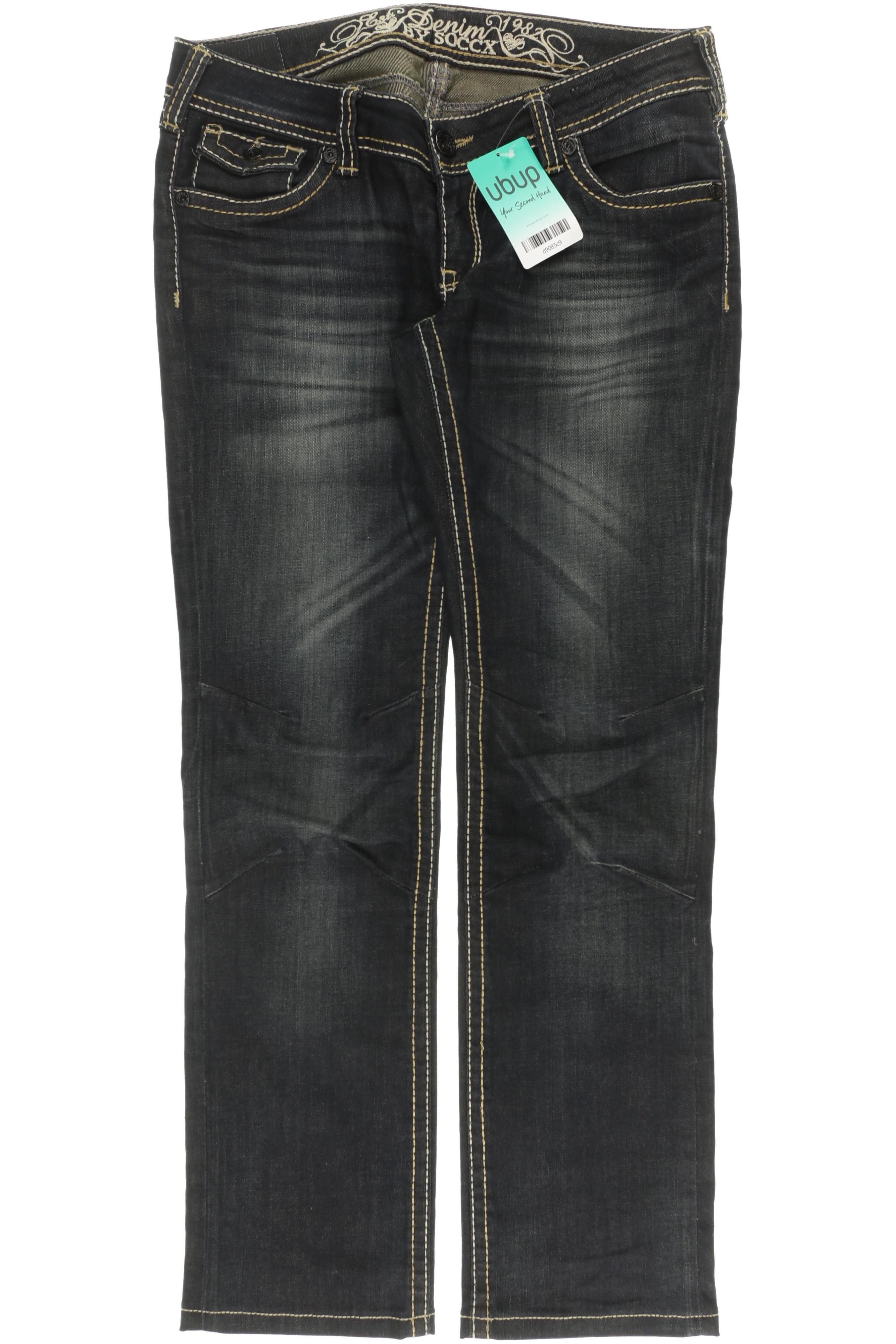 

Soccx Damen Jeans, blau, Gr. 29
