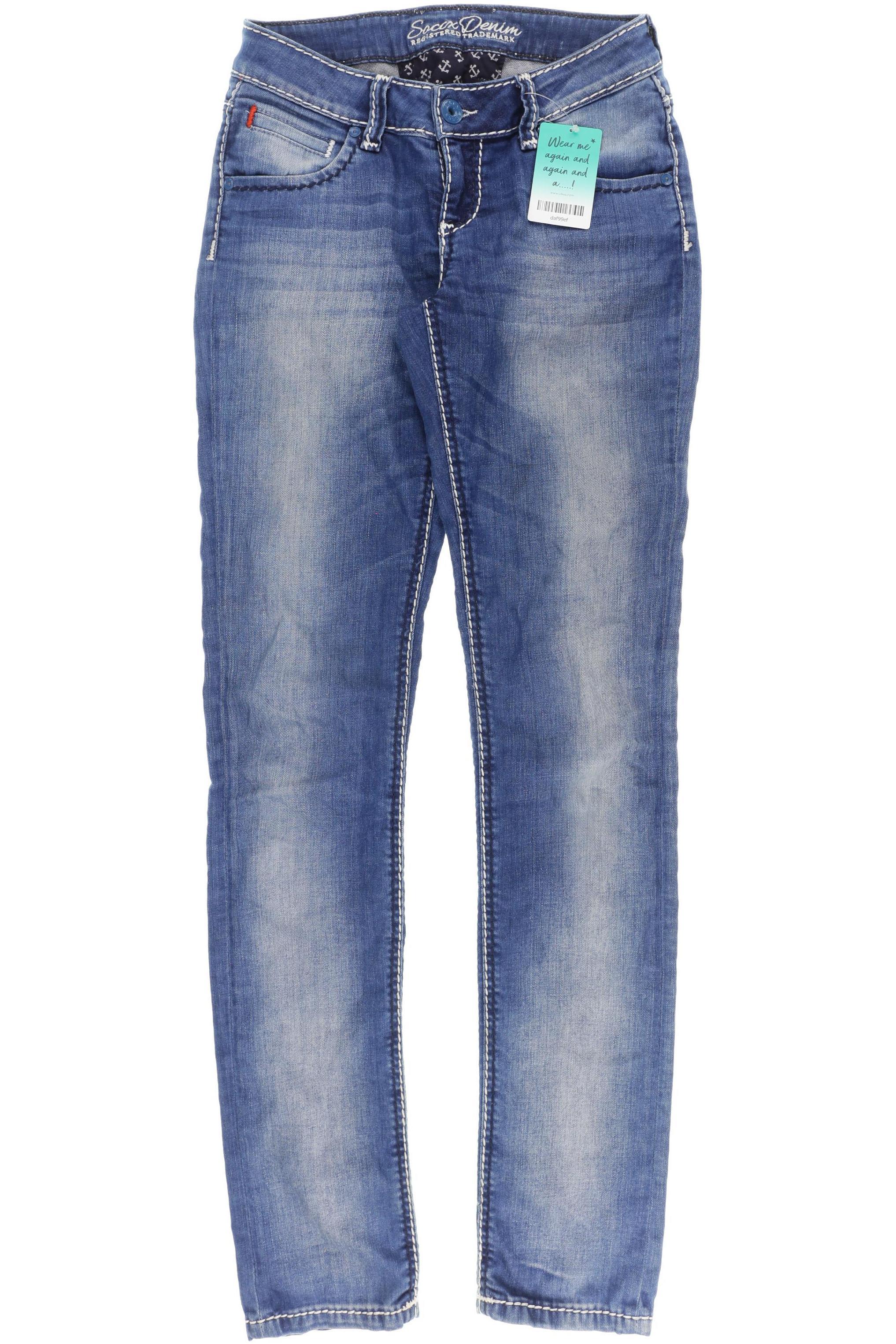 

Soccx Damen Jeans, blau, Gr. 28