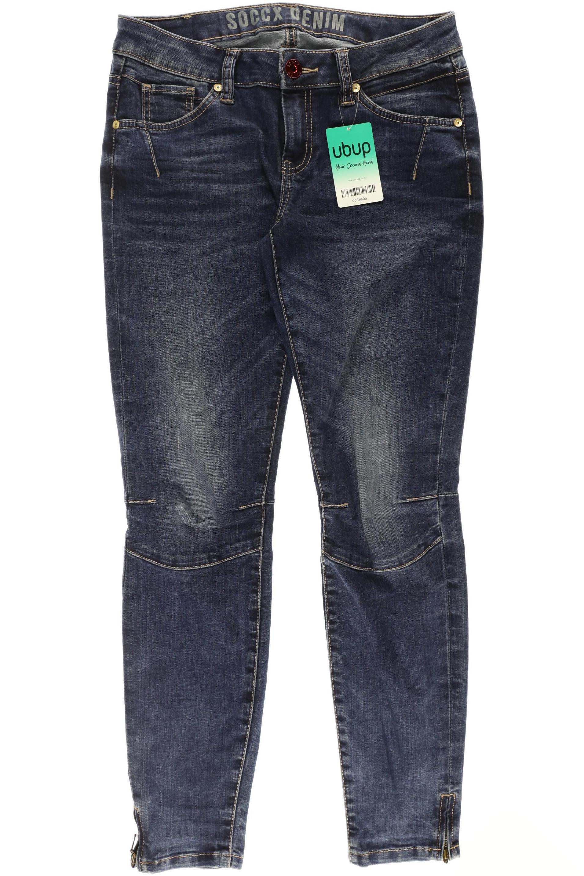 

Soccx Damen Jeans, blau, Gr. 29
