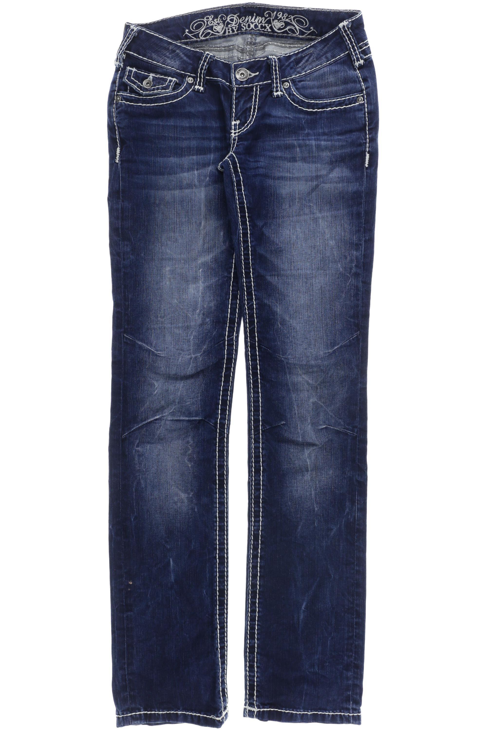 

Soccx Damen Jeans, blau, Gr. 26