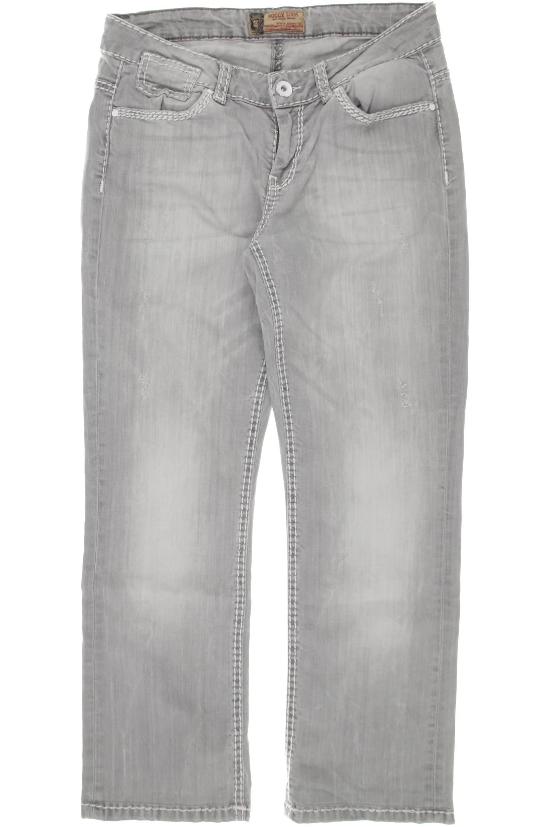 

Soccx Damen Jeans, grau, Gr. 30