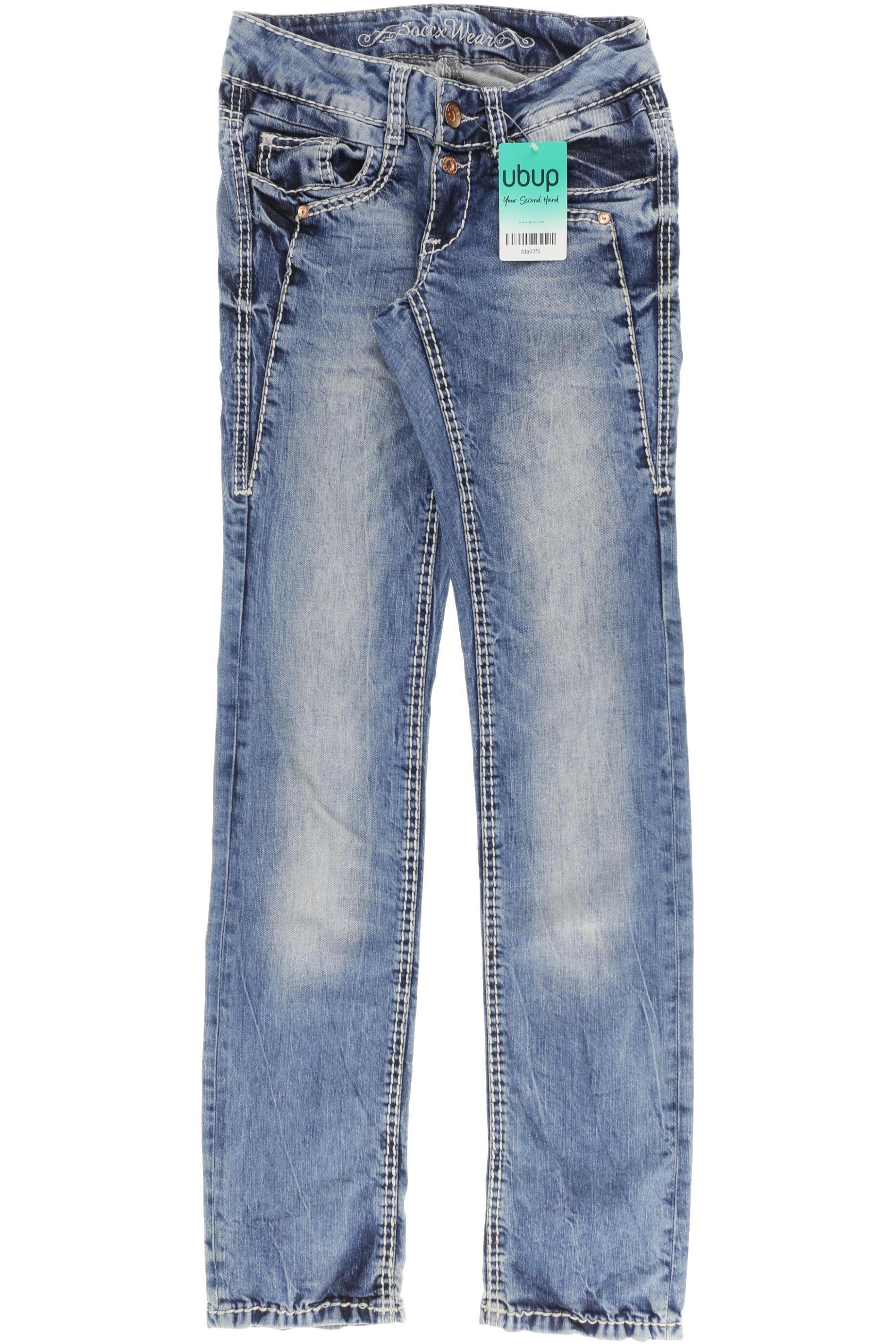 

Soccx Damen Jeans, blau, Gr. 26