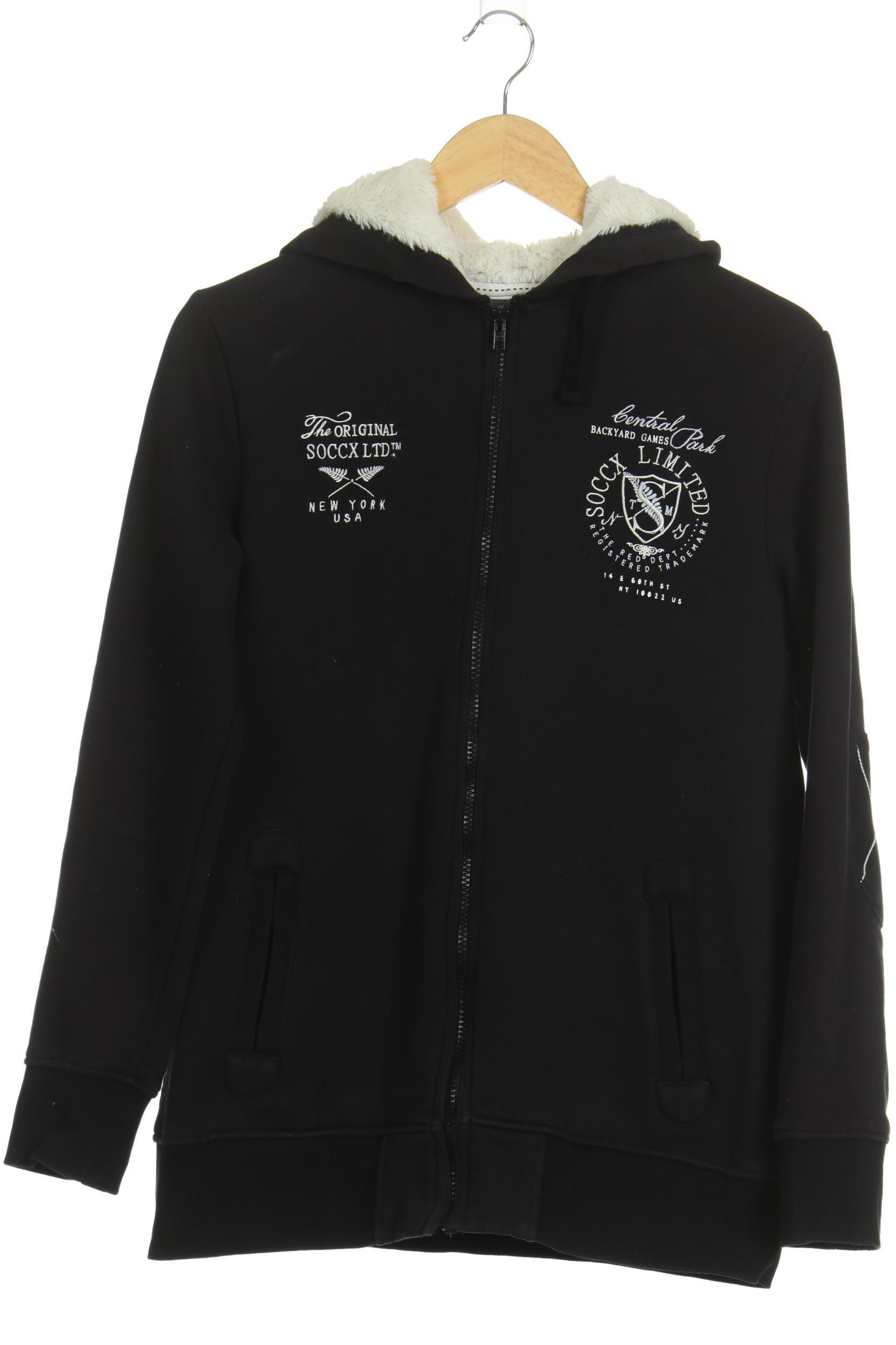 

Soccx Damen Kapuzenpullover, schwarz, Gr.