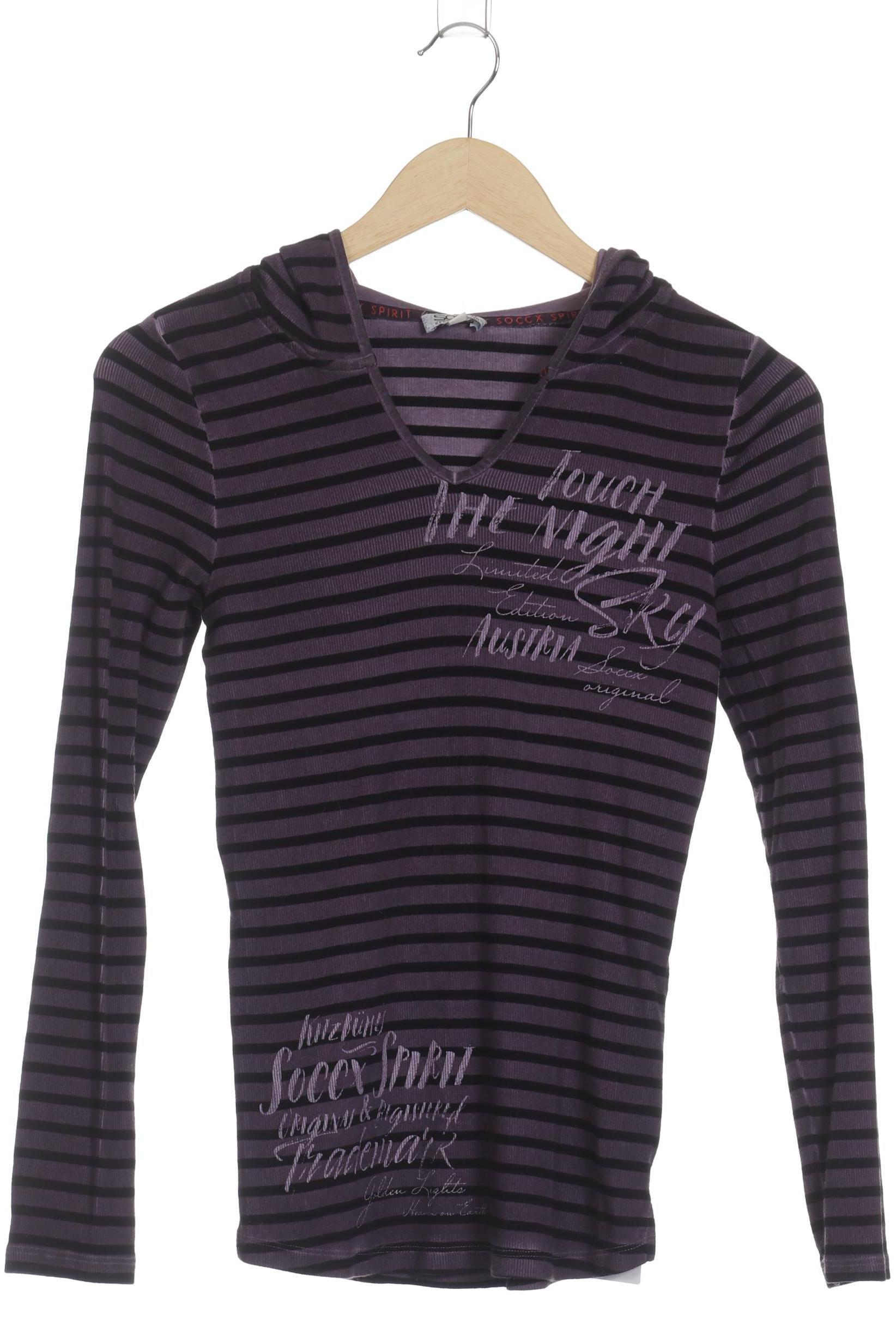 

Soccx Damen Kapuzenpullover, lila, Gr.