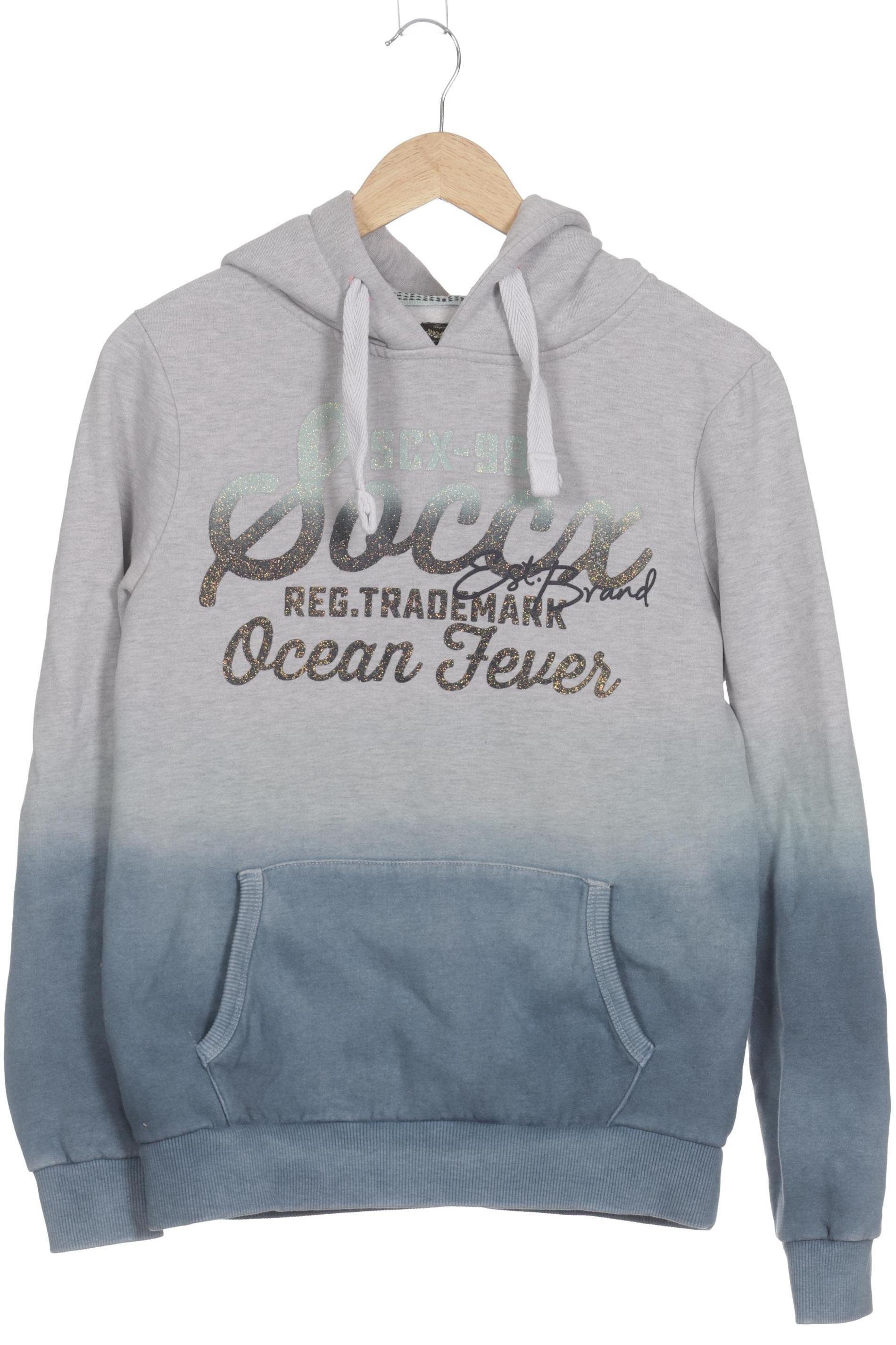 

Soccx Damen Kapuzenpullover, grau, Gr.