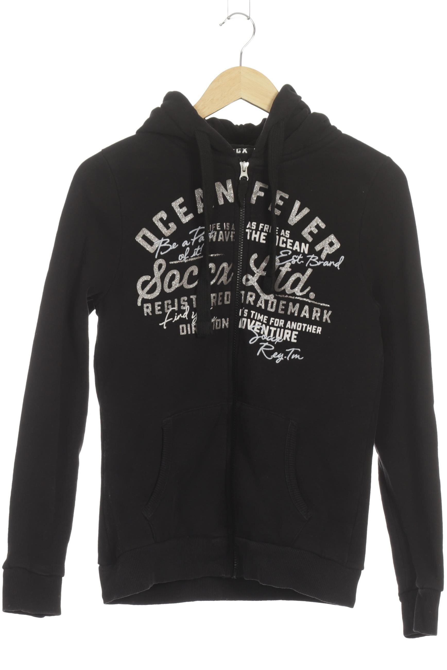 

Soccx Damen Kapuzenpullover, schwarz, Gr. 36