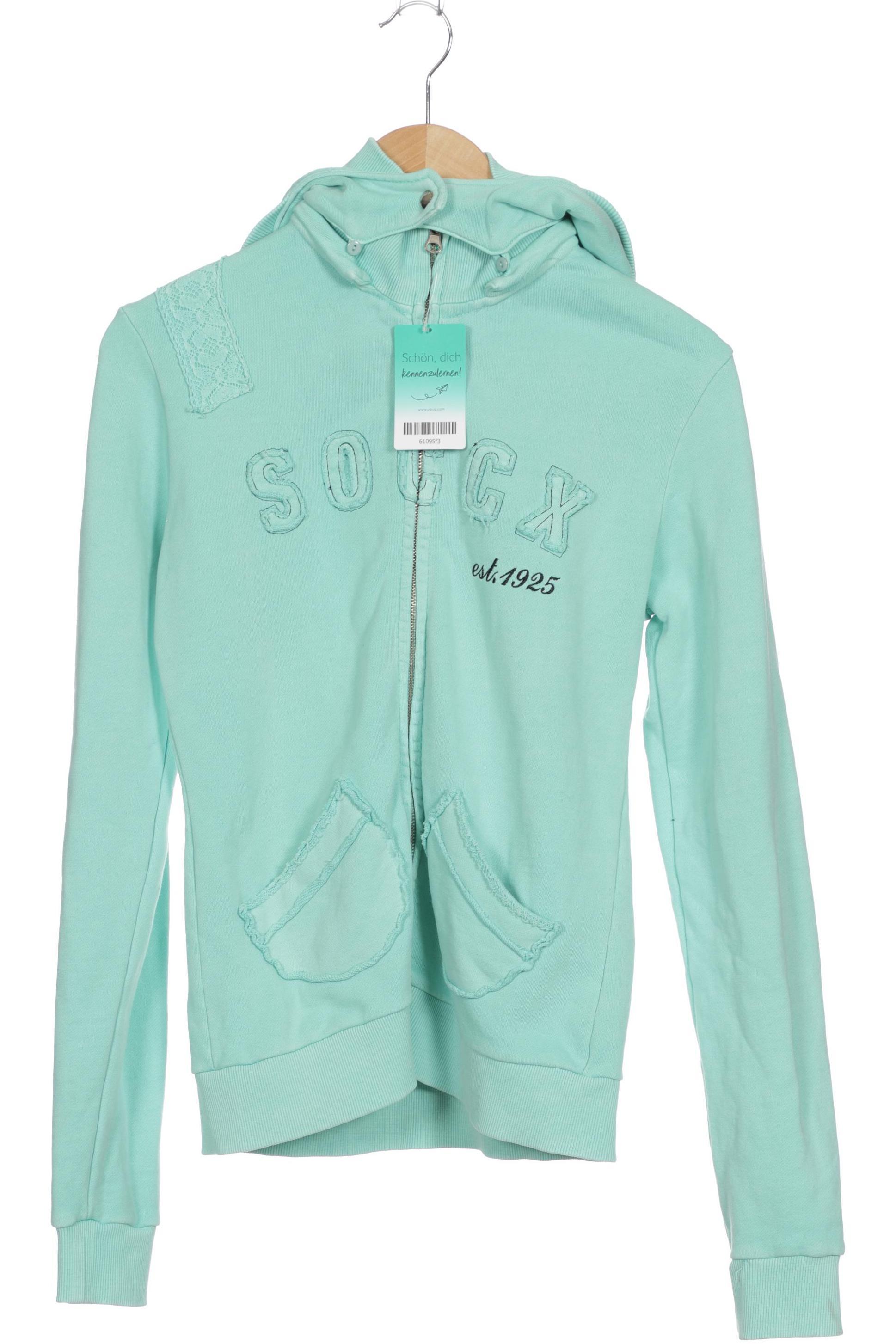 

Soccx Damen Kapuzenpullover, türkis, Gr.