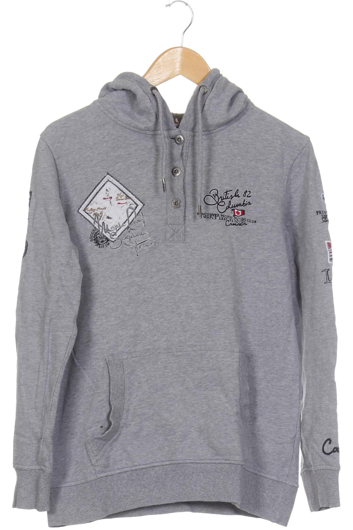 

Soccx Damen Kapuzenpullover, grau, Gr.