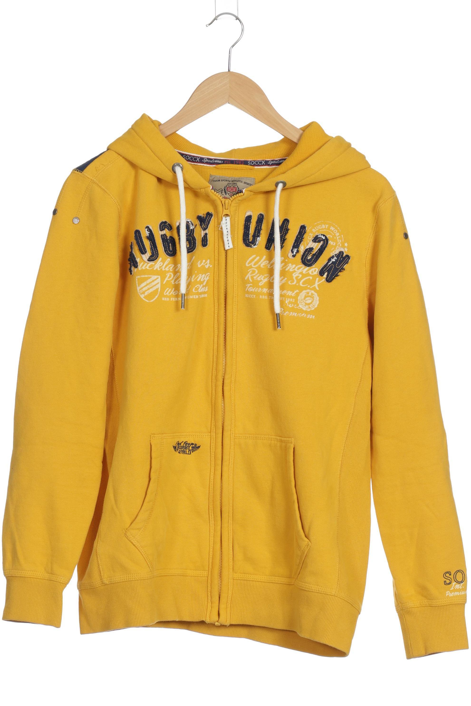 

Soccx Damen Kapuzenpullover, orange, Gr.