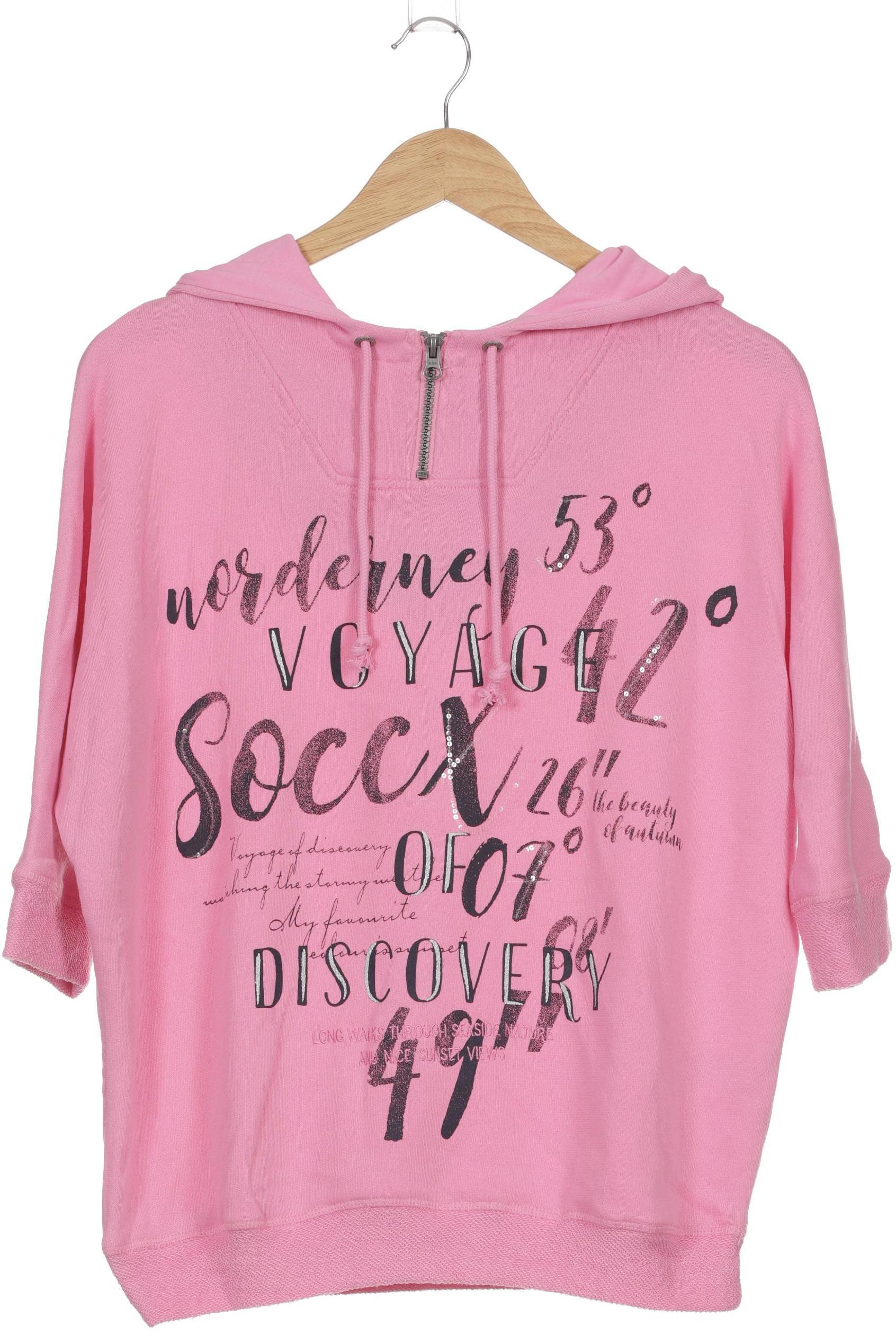

Soccx Damen Kapuzenpullover, pink, Gr.