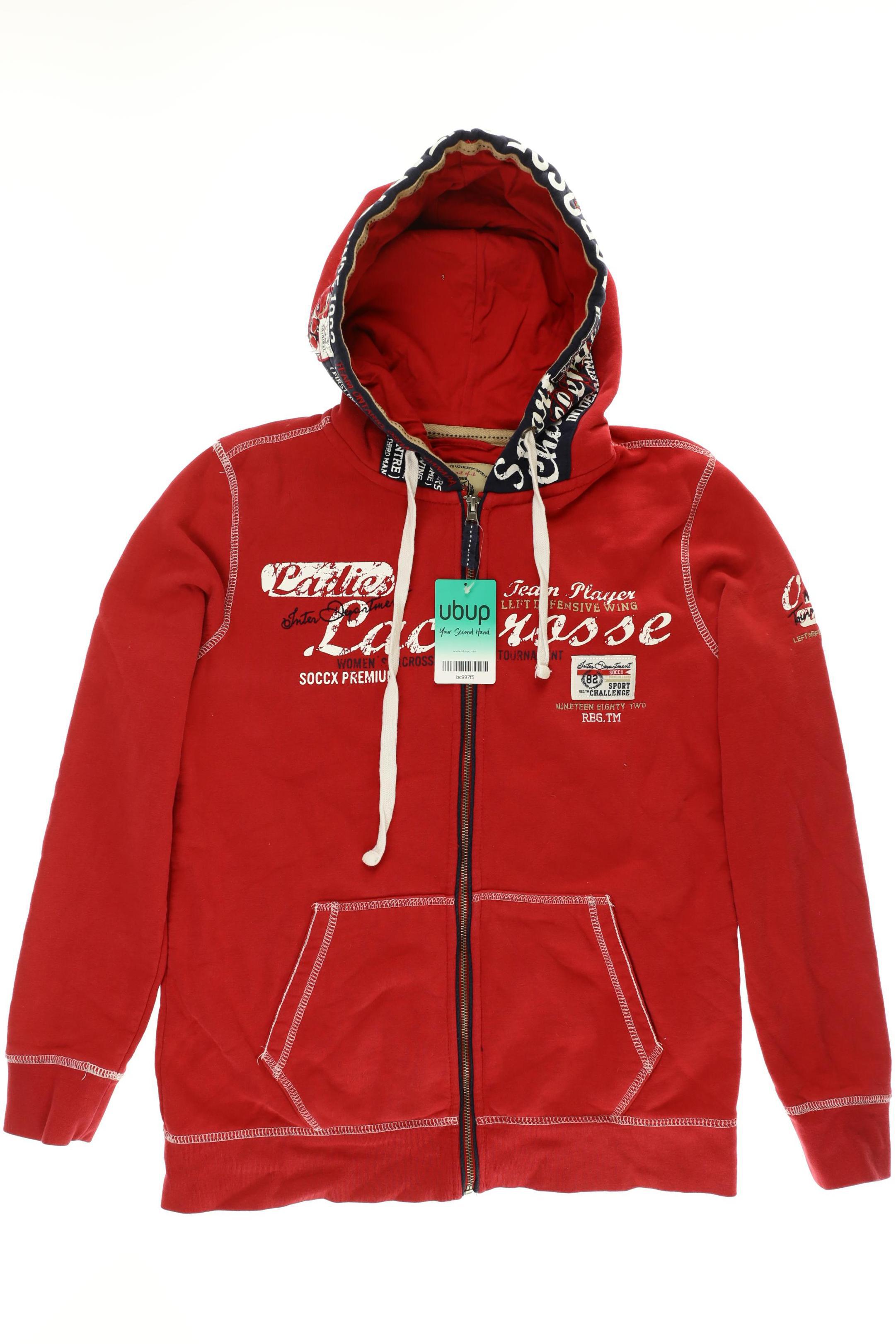 

Soccx Damen Kapuzenpullover, rot, Gr. 40