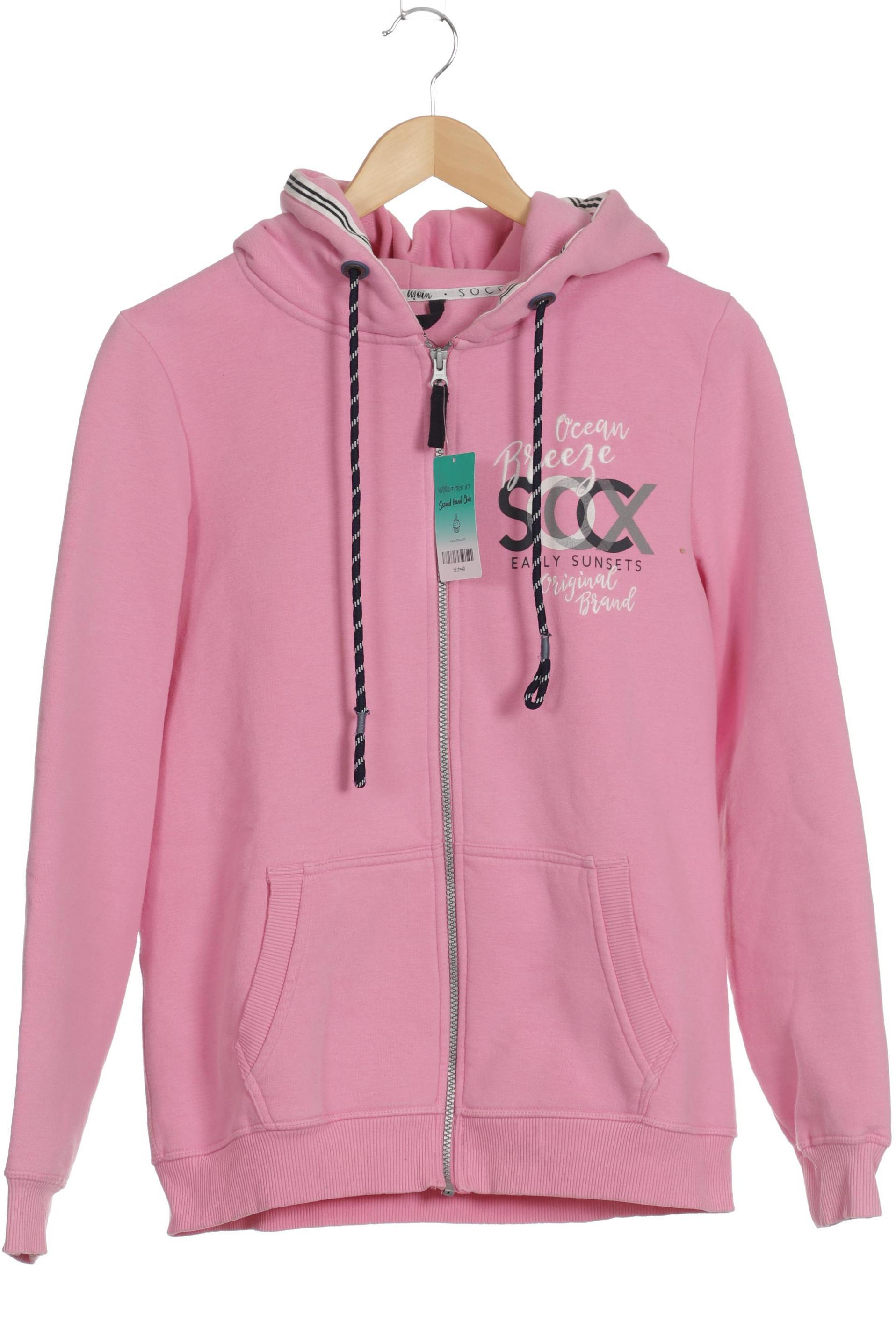 

Soccx Damen Kapuzenpullover, pink, Gr.