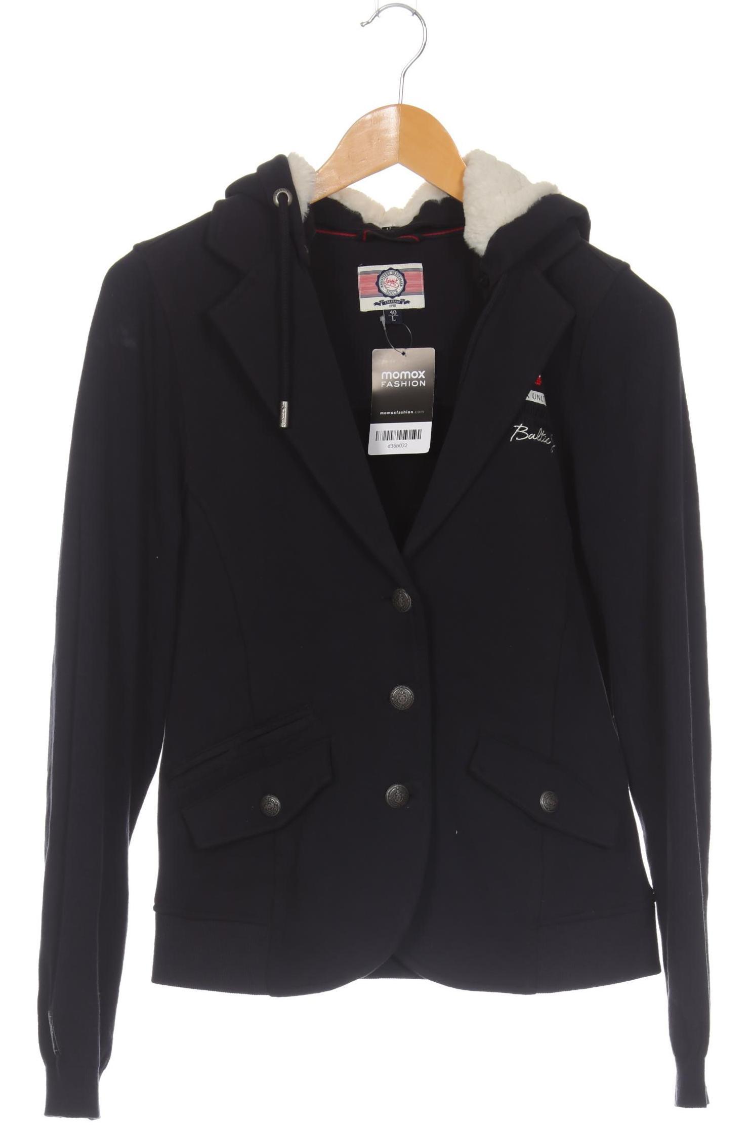 

Soccx Damen Kapuzenpullover, blau, Gr.