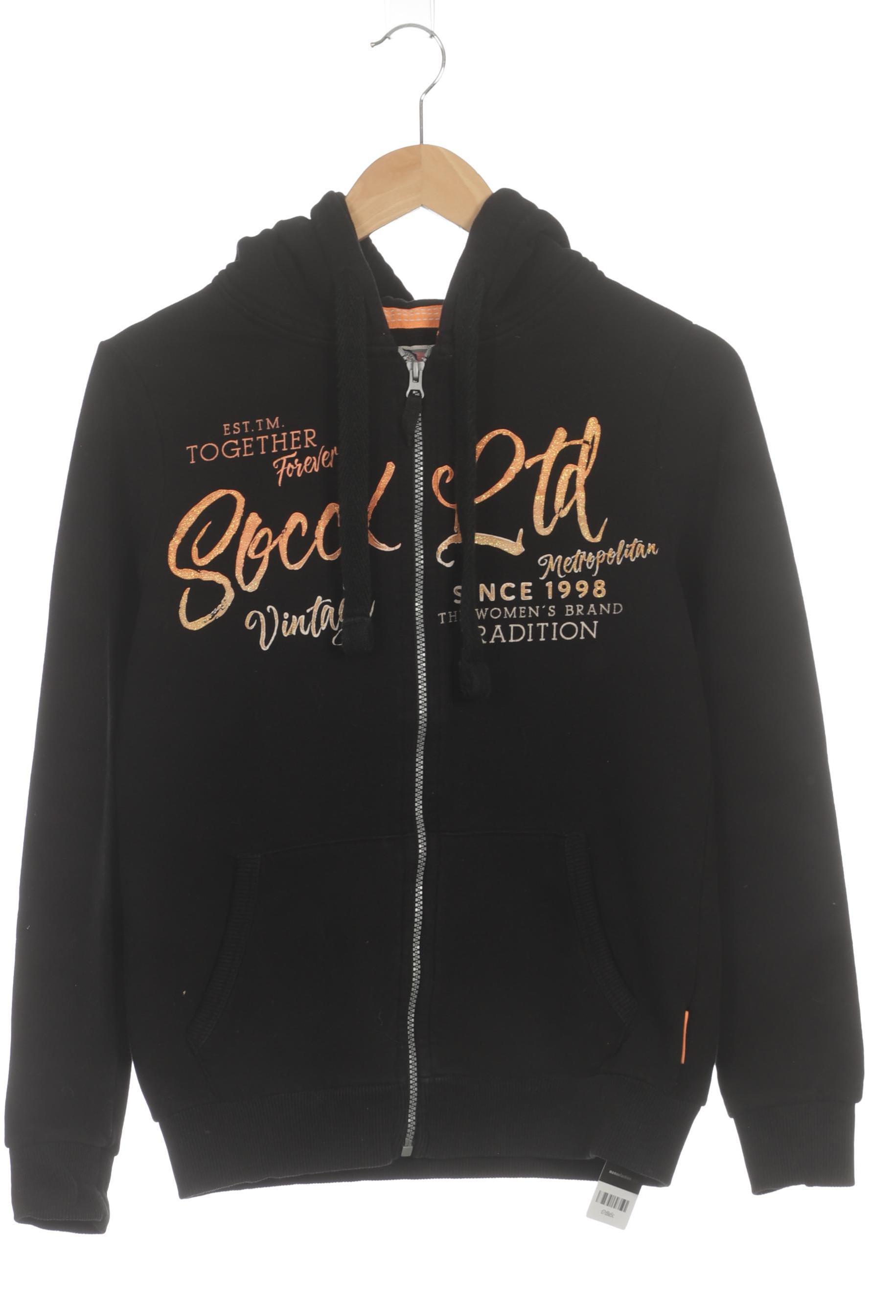 

Soccx Damen Kapuzenpullover, schwarz, Gr. 36