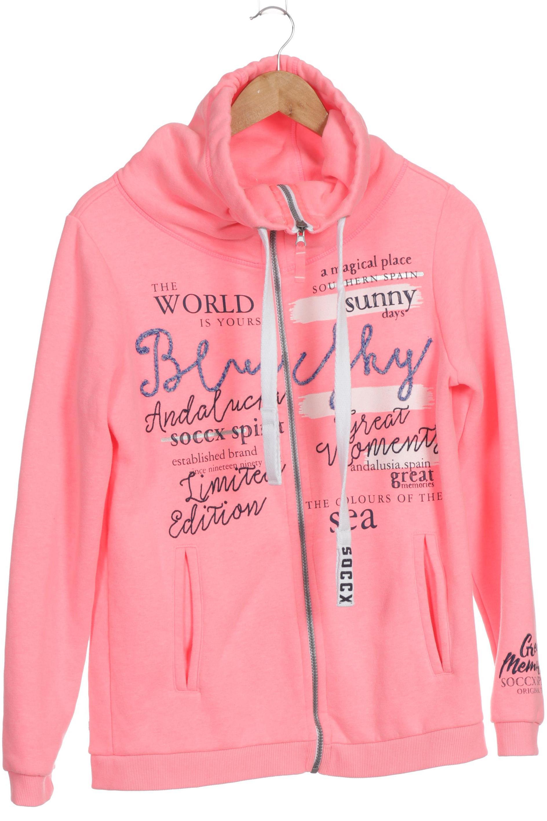 

Soccx Damen Kapuzenpullover, pink, Gr.