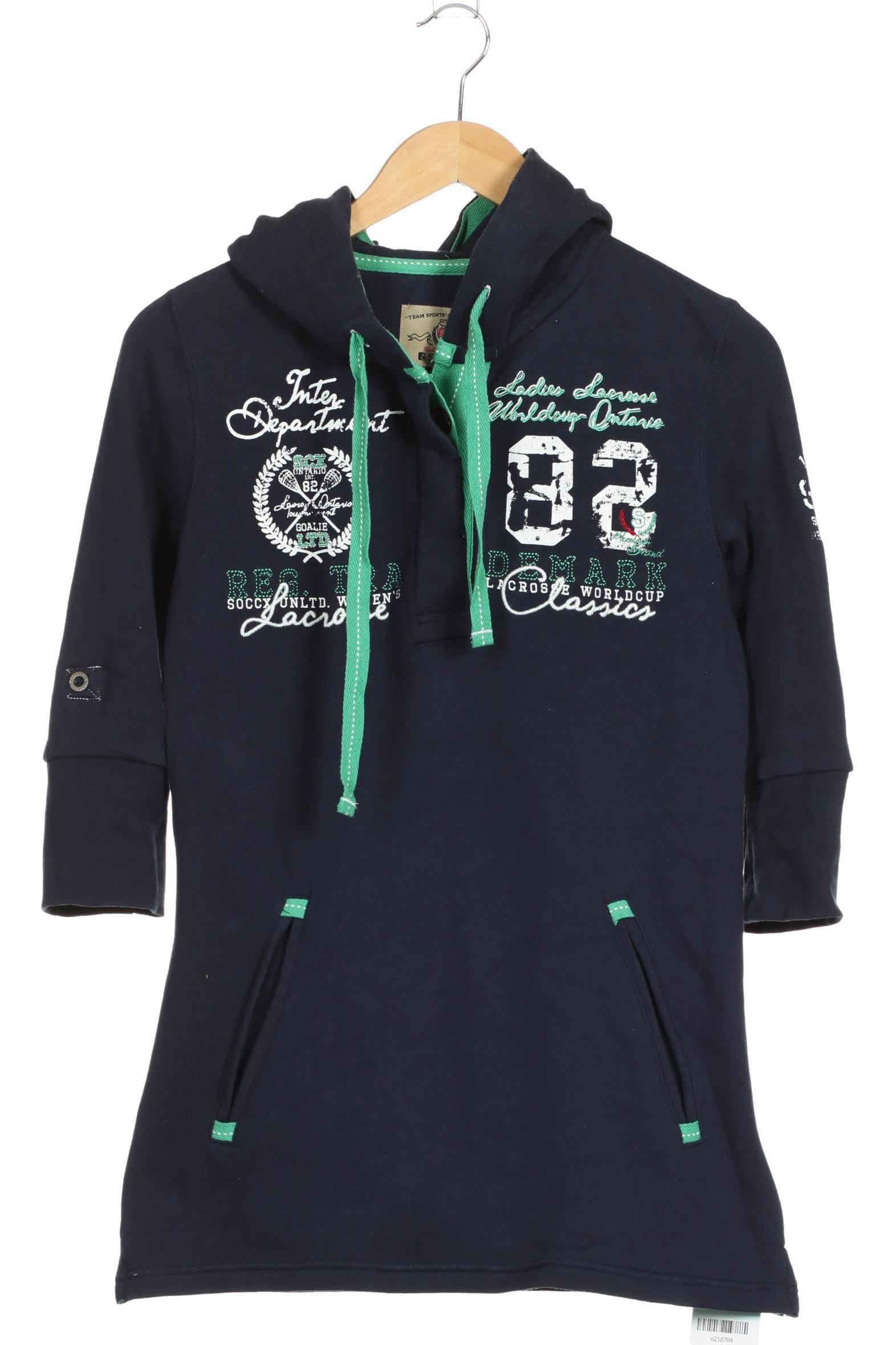 

Soccx Damen Kapuzenpullover, blau, Gr.