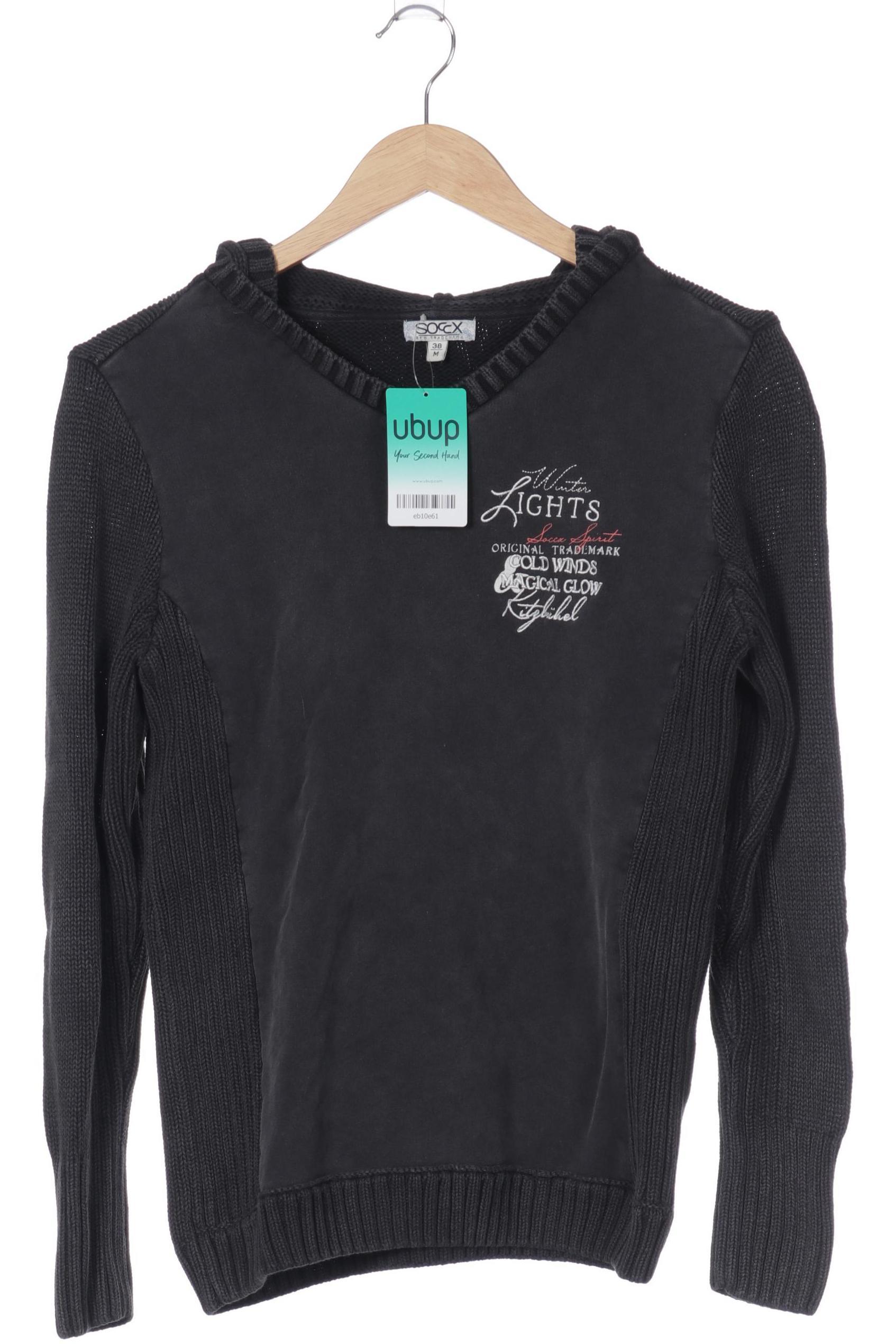 

Soccx Damen Kapuzenpullover, grau, Gr.