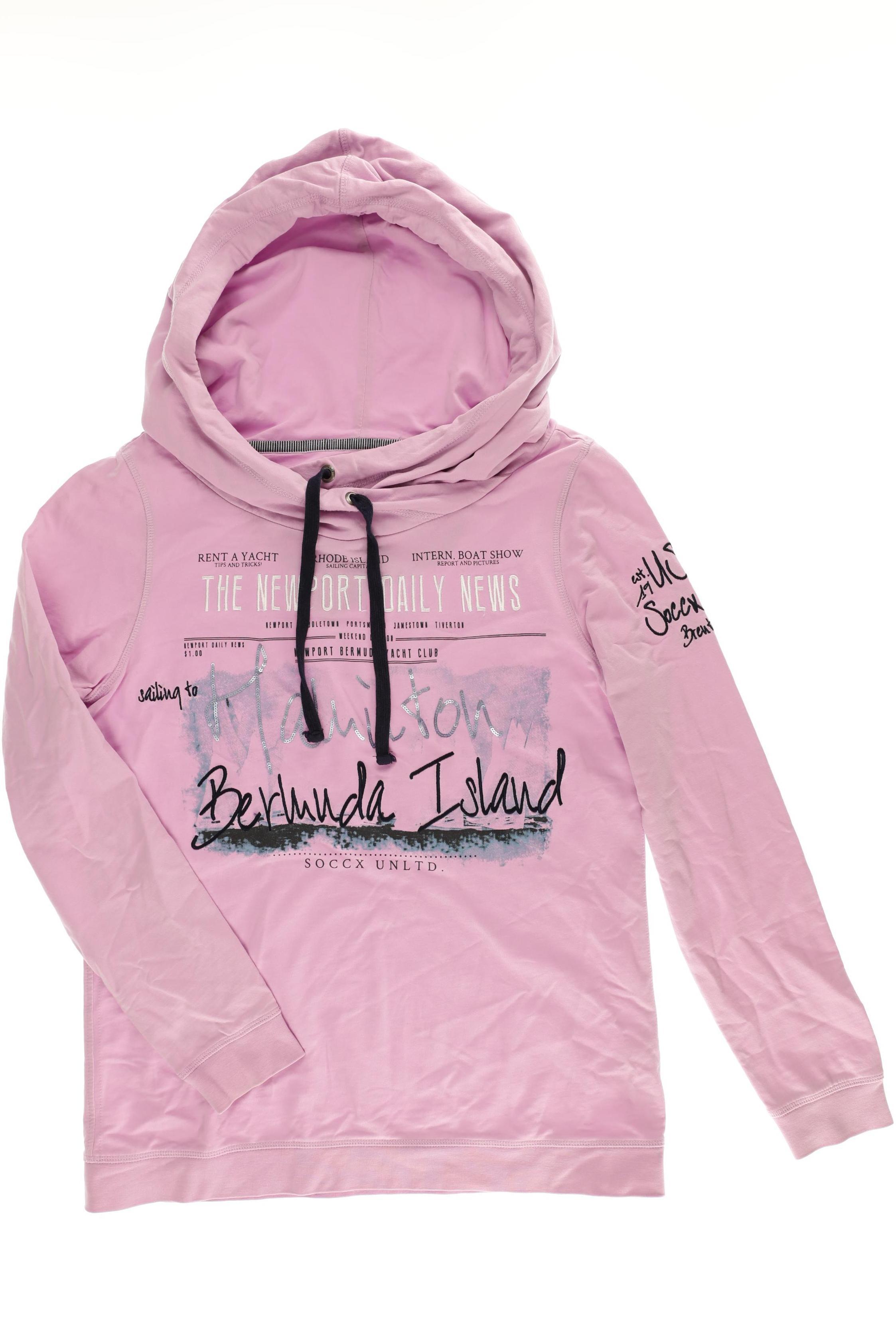 

Soccx Damen Kapuzenpullover, lila, Gr. 40