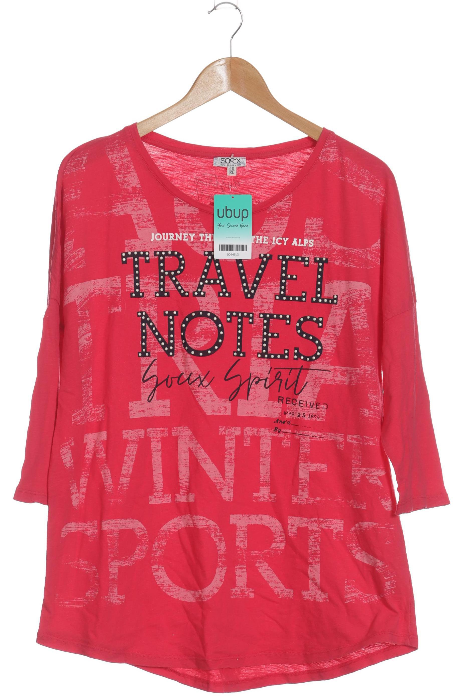 

Soccx Damen Langarmshirt, pink, Gr.