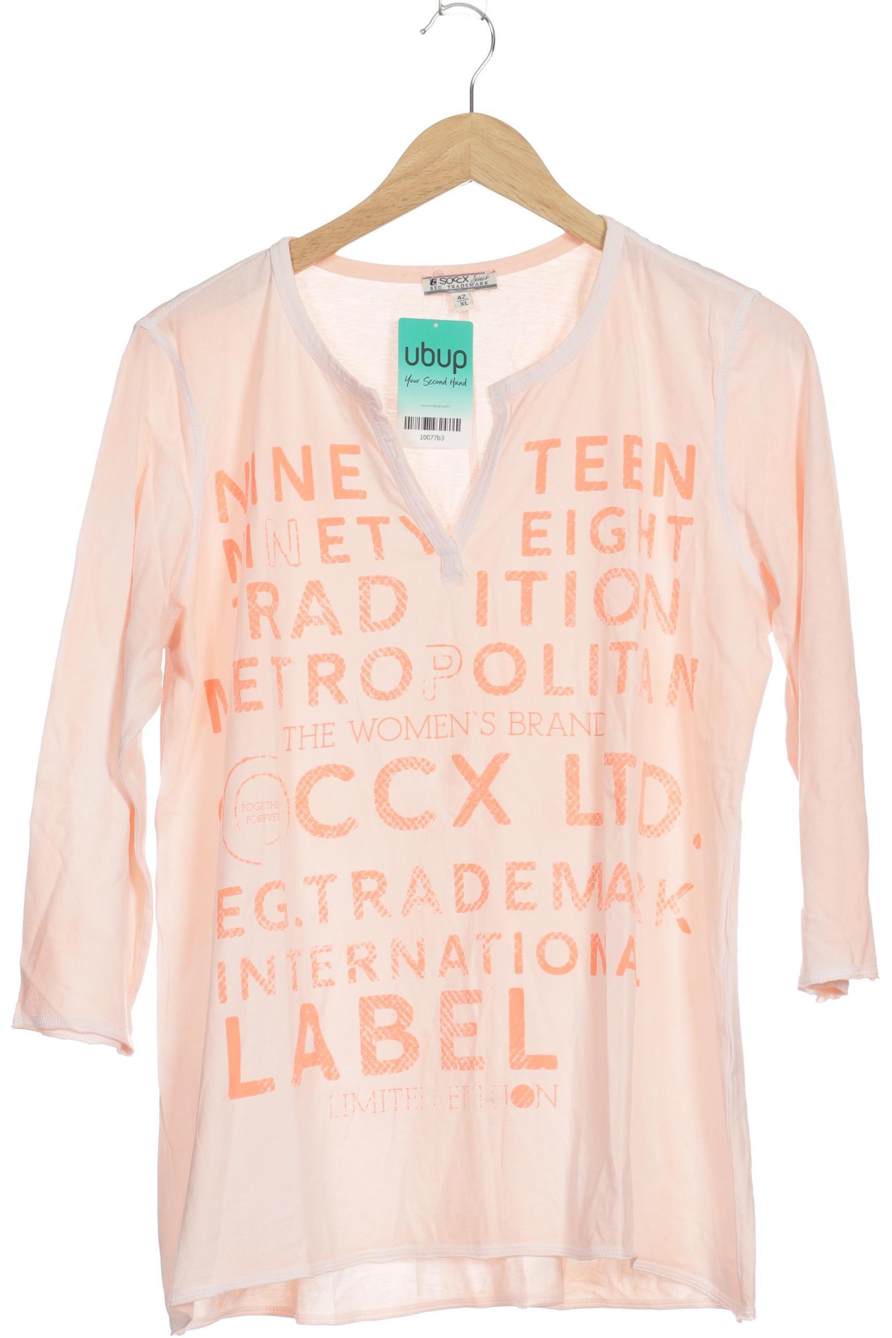 

Soccx Damen Langarmshirt, orange, Gr. 42