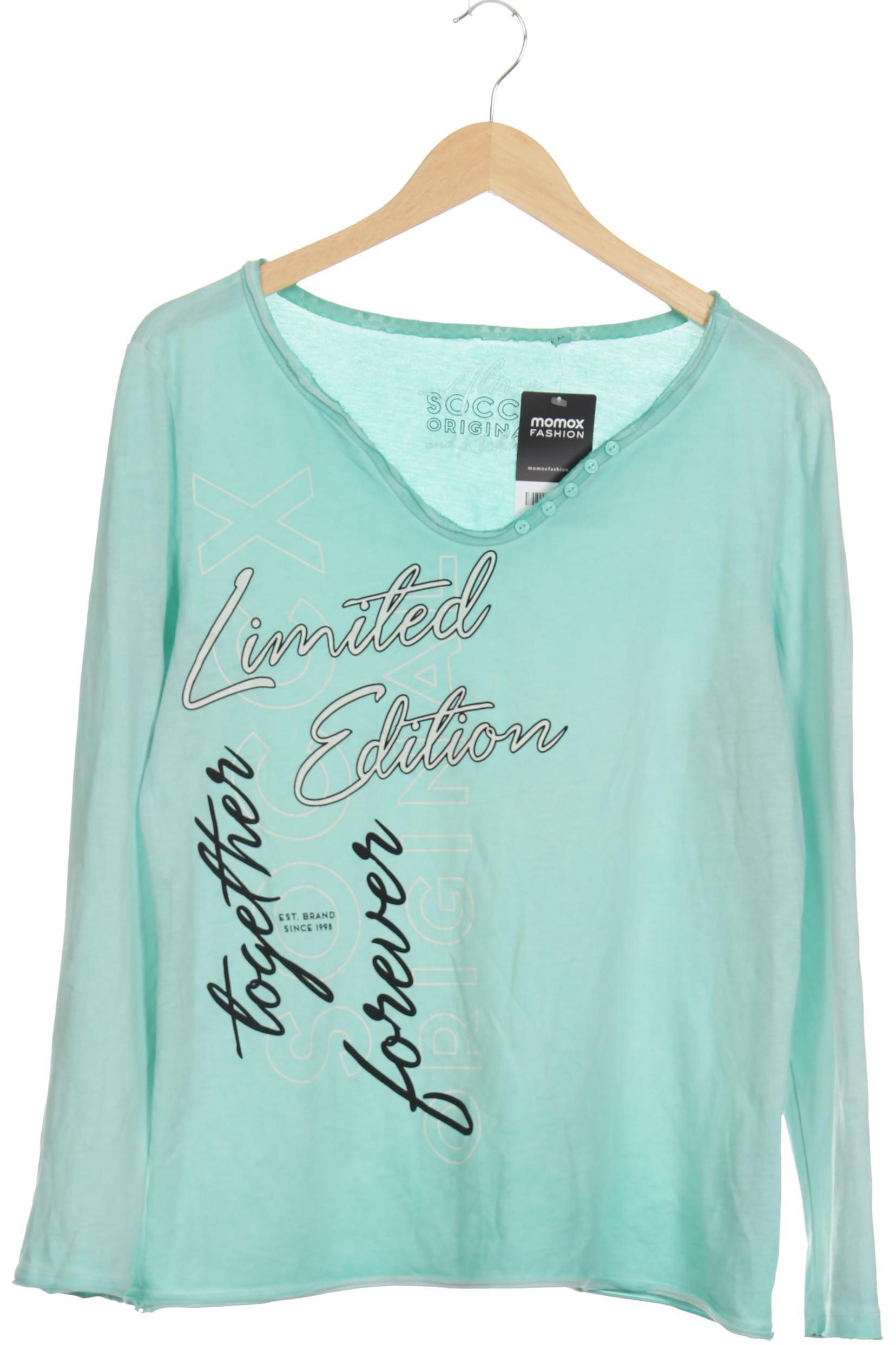 

Soccx Damen Langarmshirt, türkis, Gr.