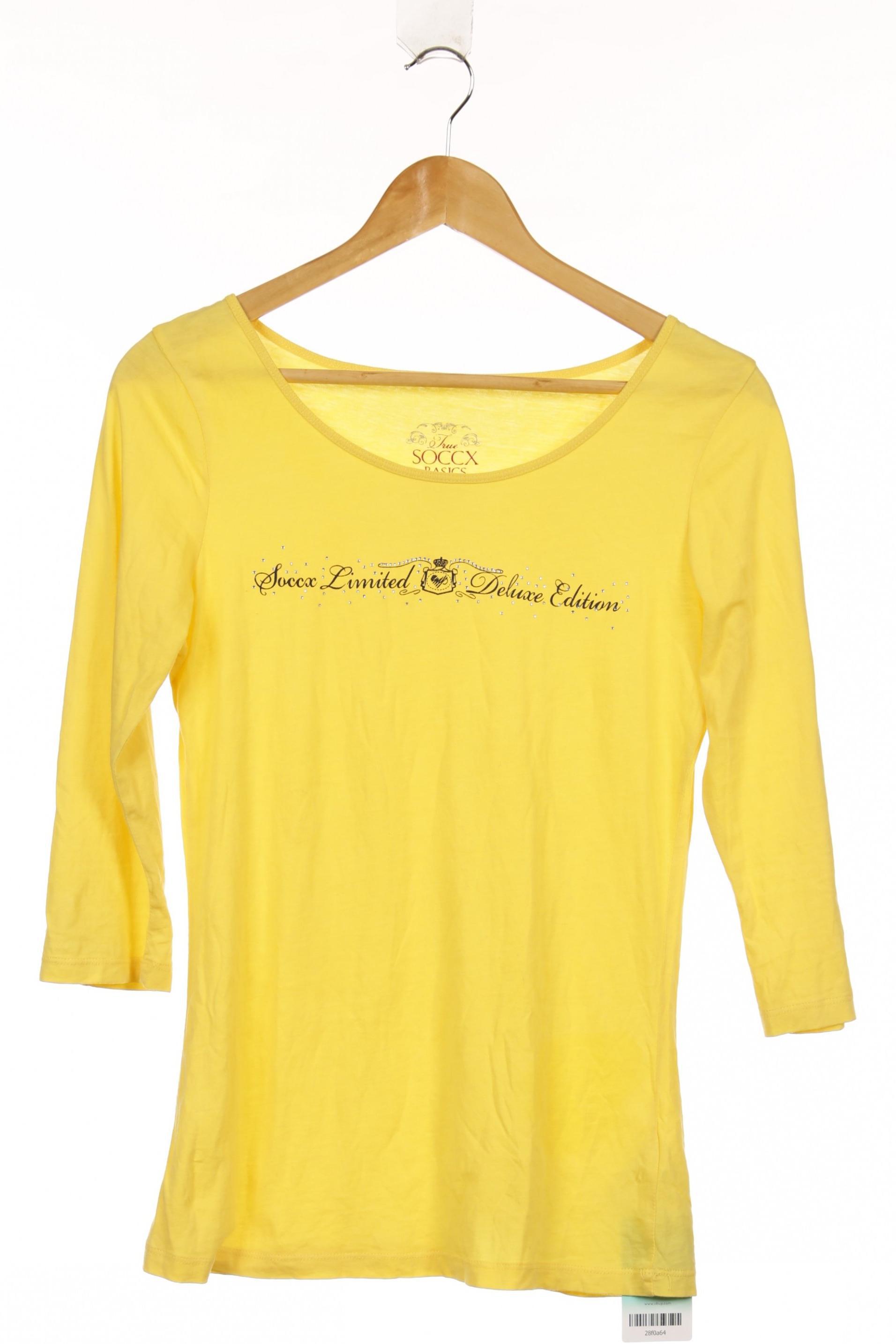 

Soccx Damen Langarmshirt, gelb, Gr.