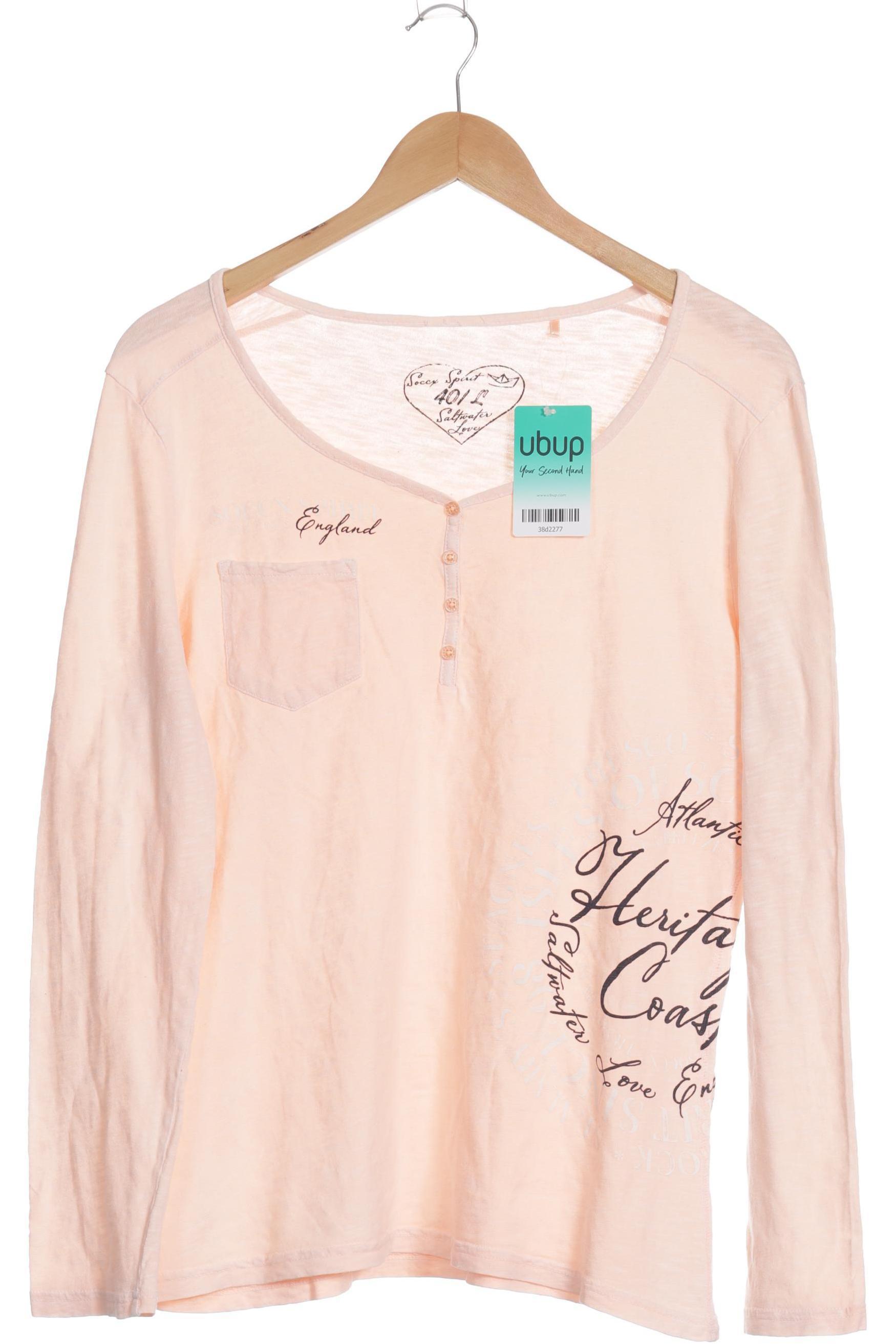 

Soccx Damen Langarmshirt, beige, Gr.