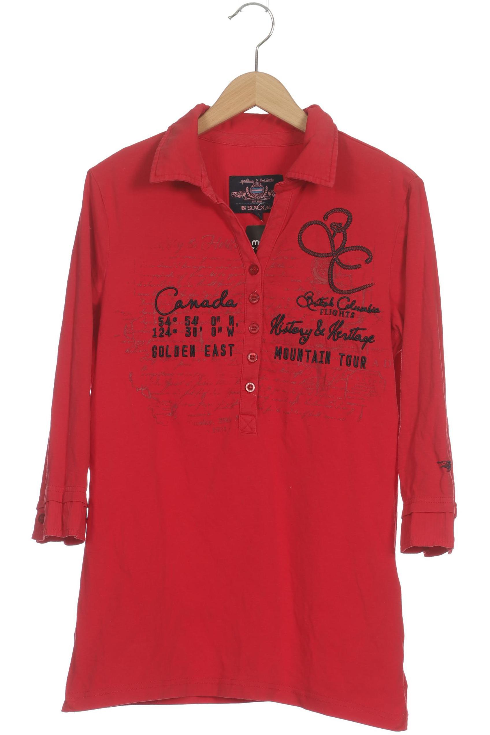 

Soccx Damen Langarmshirt, rot, Gr. 36