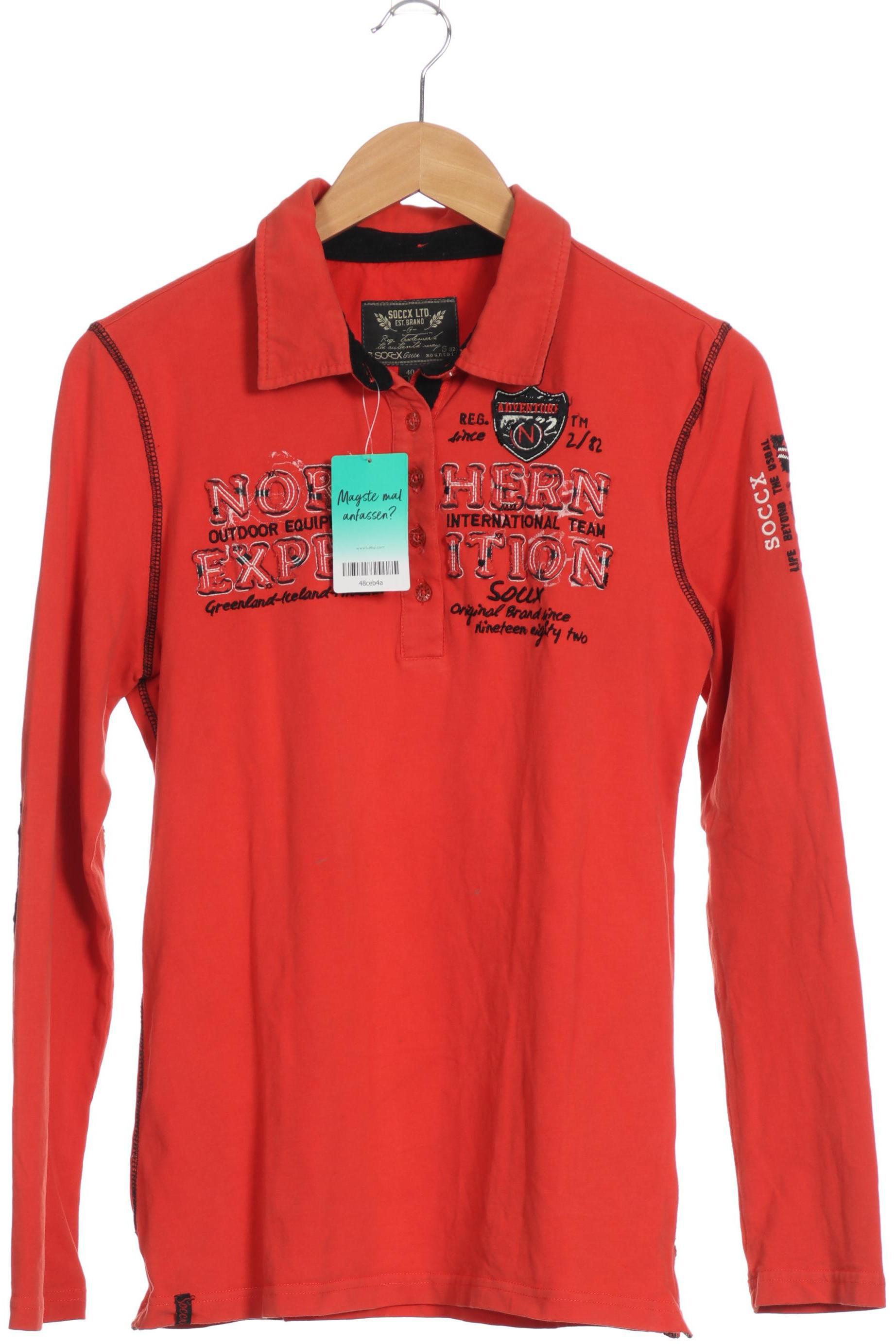 

Soccx Damen Langarmshirt, pink, Gr.