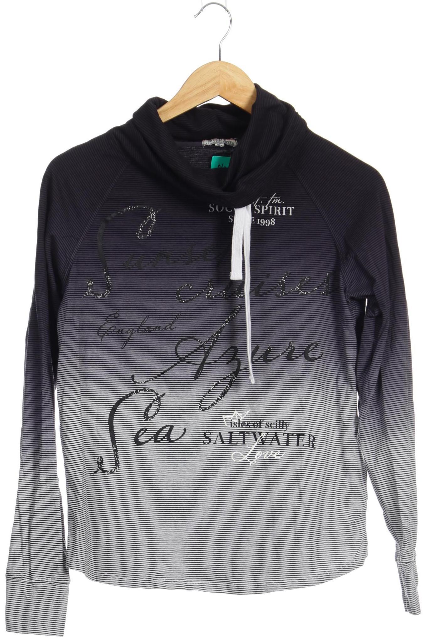 

Soccx Damen Langarmshirt, grau, Gr. 36