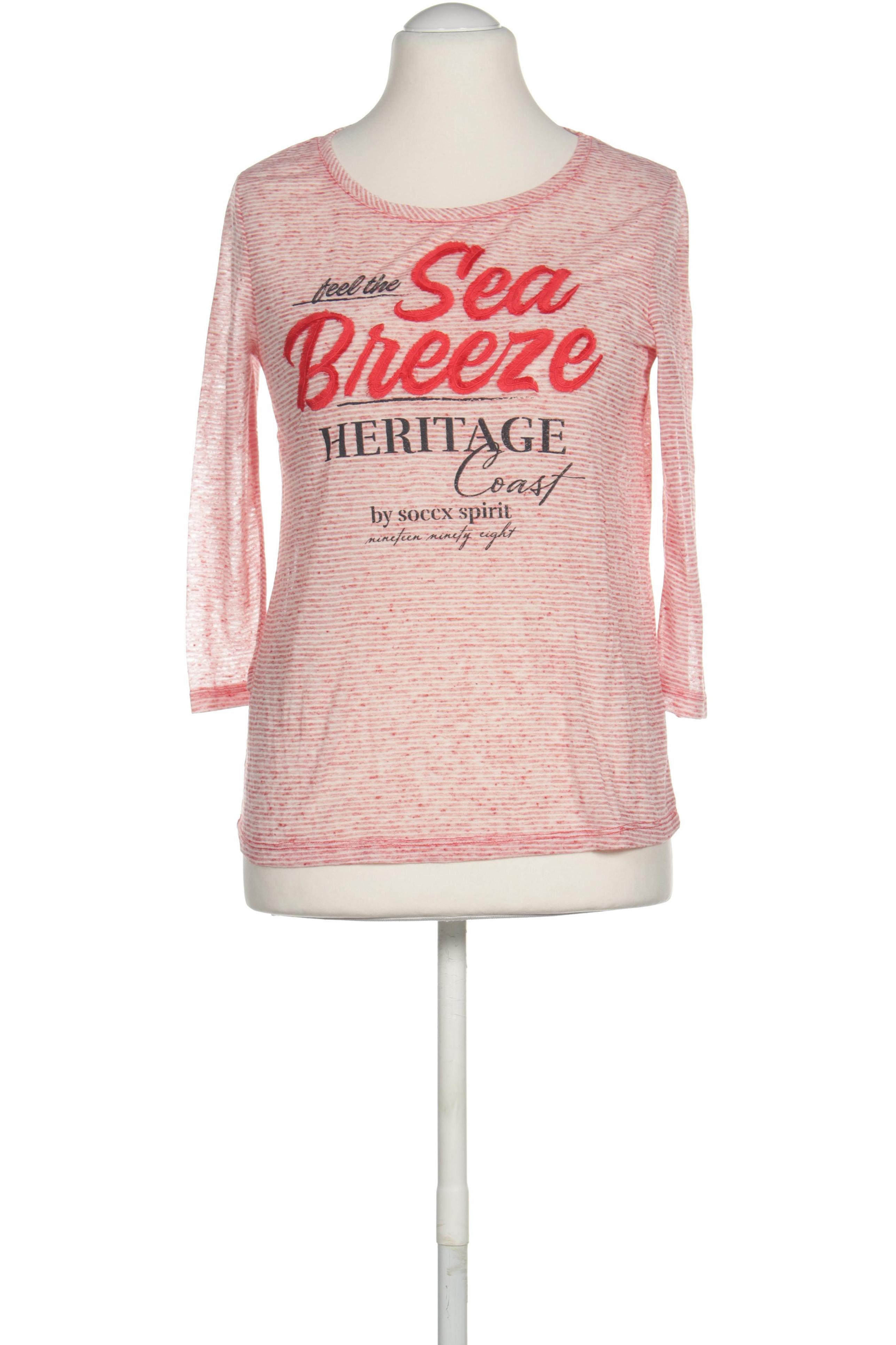 

Soccx Damen Langarmshirt, pink, Gr.