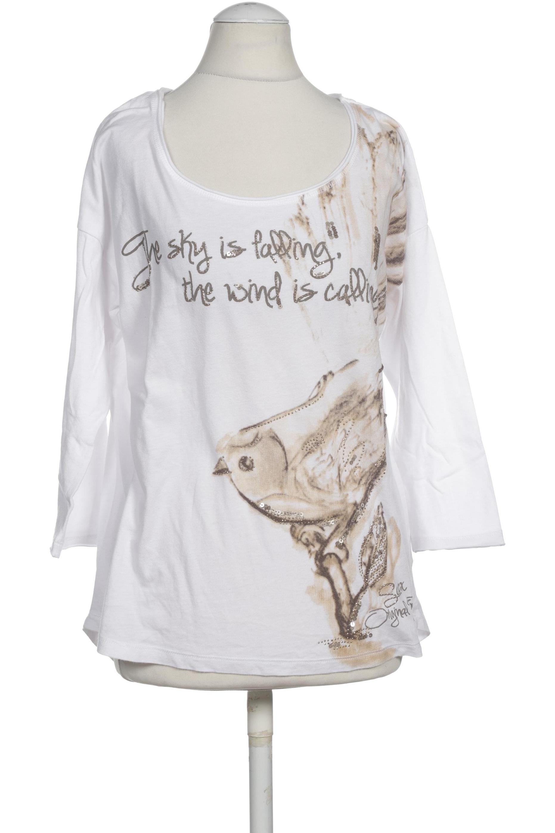 

Soccx Damen Langarmshirt, weiß, Gr.