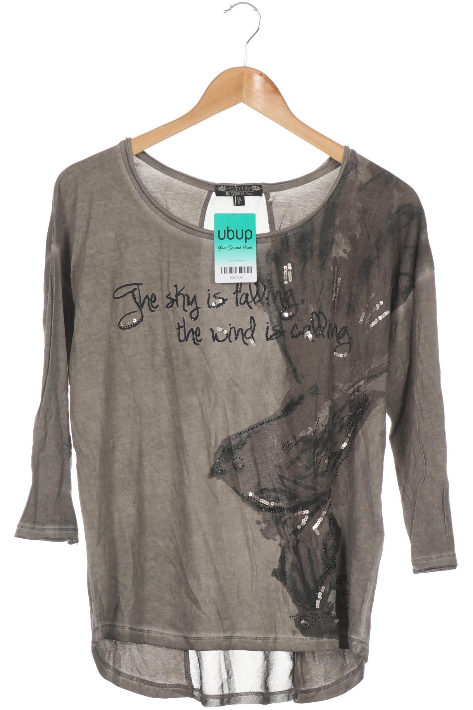 

Soccx Damen Langarmshirt, braun, Gr. 36